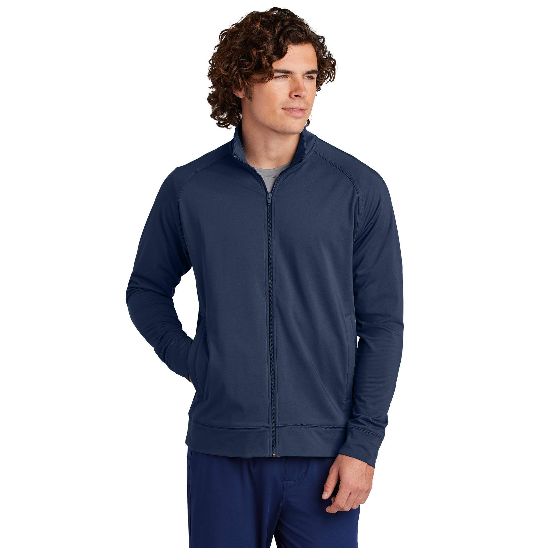 Sport-Wick Stretch Full-Zip Cadet Jacket - Thumbnail Image