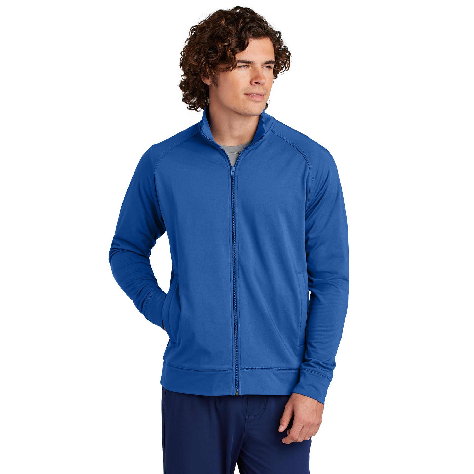 Sport-Wick Stretch Full-Zip Cadet Jacket - Thumbnail Image