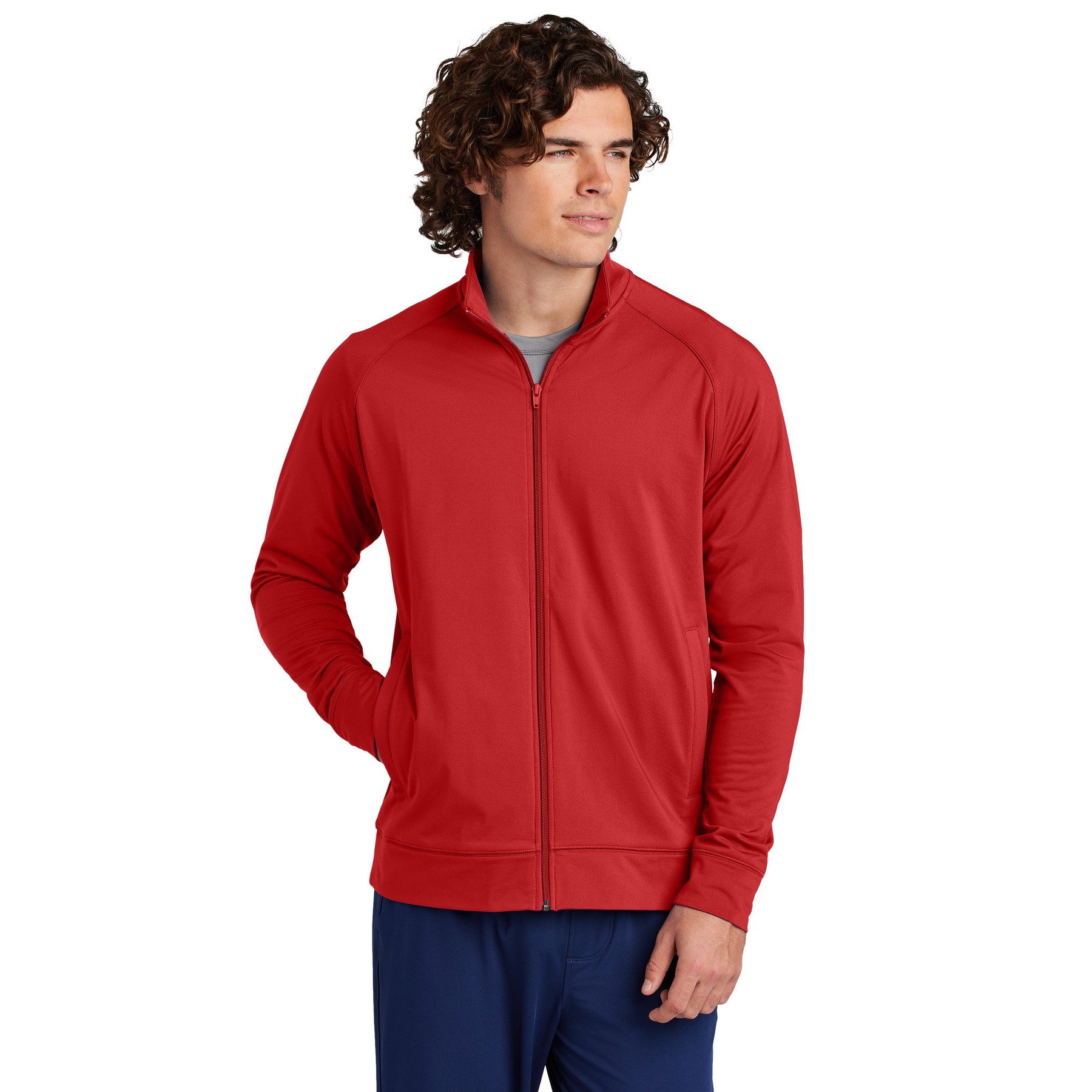 Sport-Wick Stretch Full-Zip Cadet Jacket - Thumbnail Image