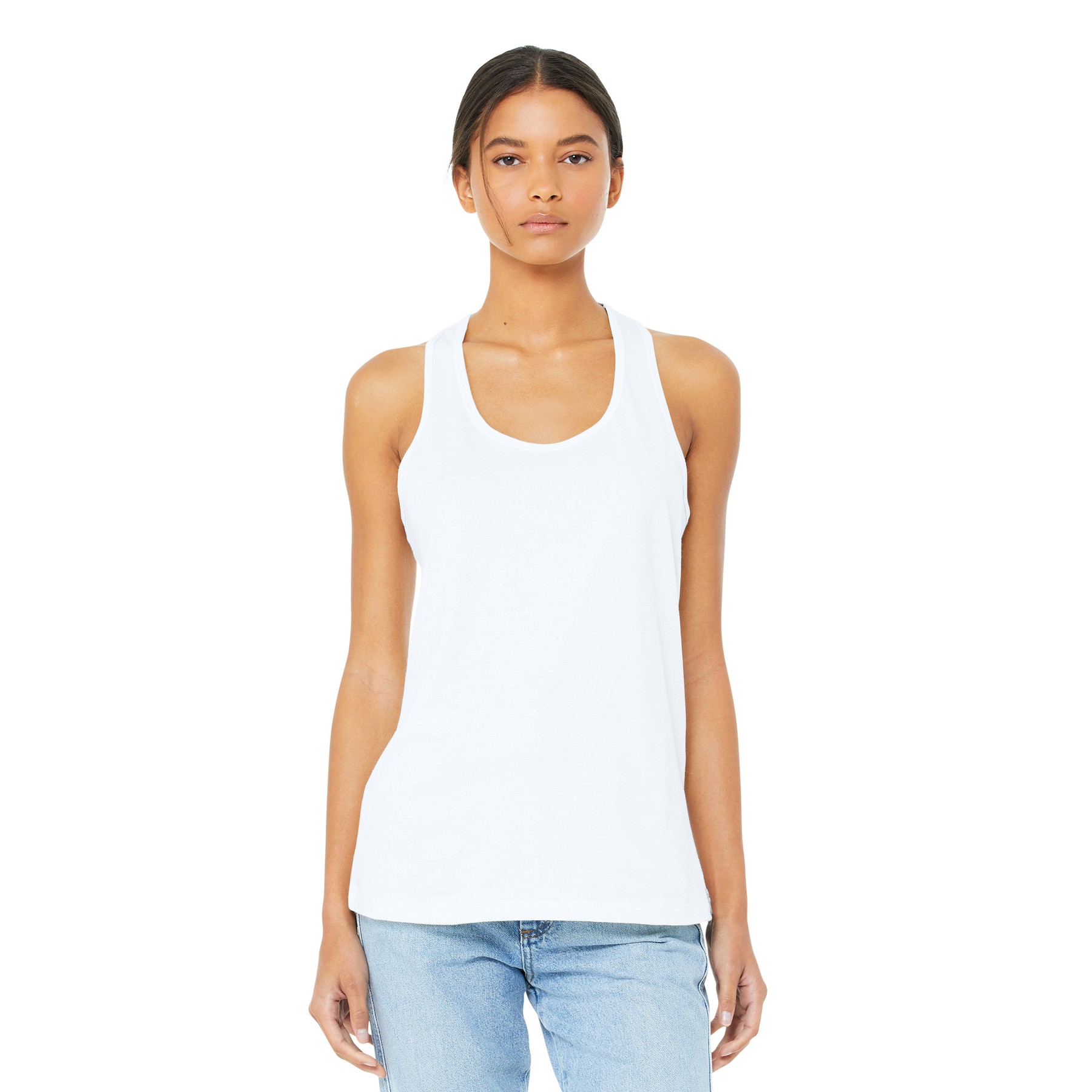 Women's Jersey Racerback Tank - Main Image