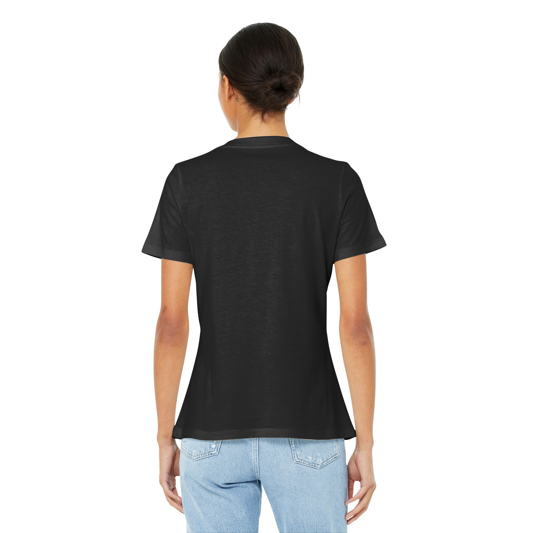 Women's Relaxed Jersey Short Sleeve V-Neck Tee - Thumbnail Image
