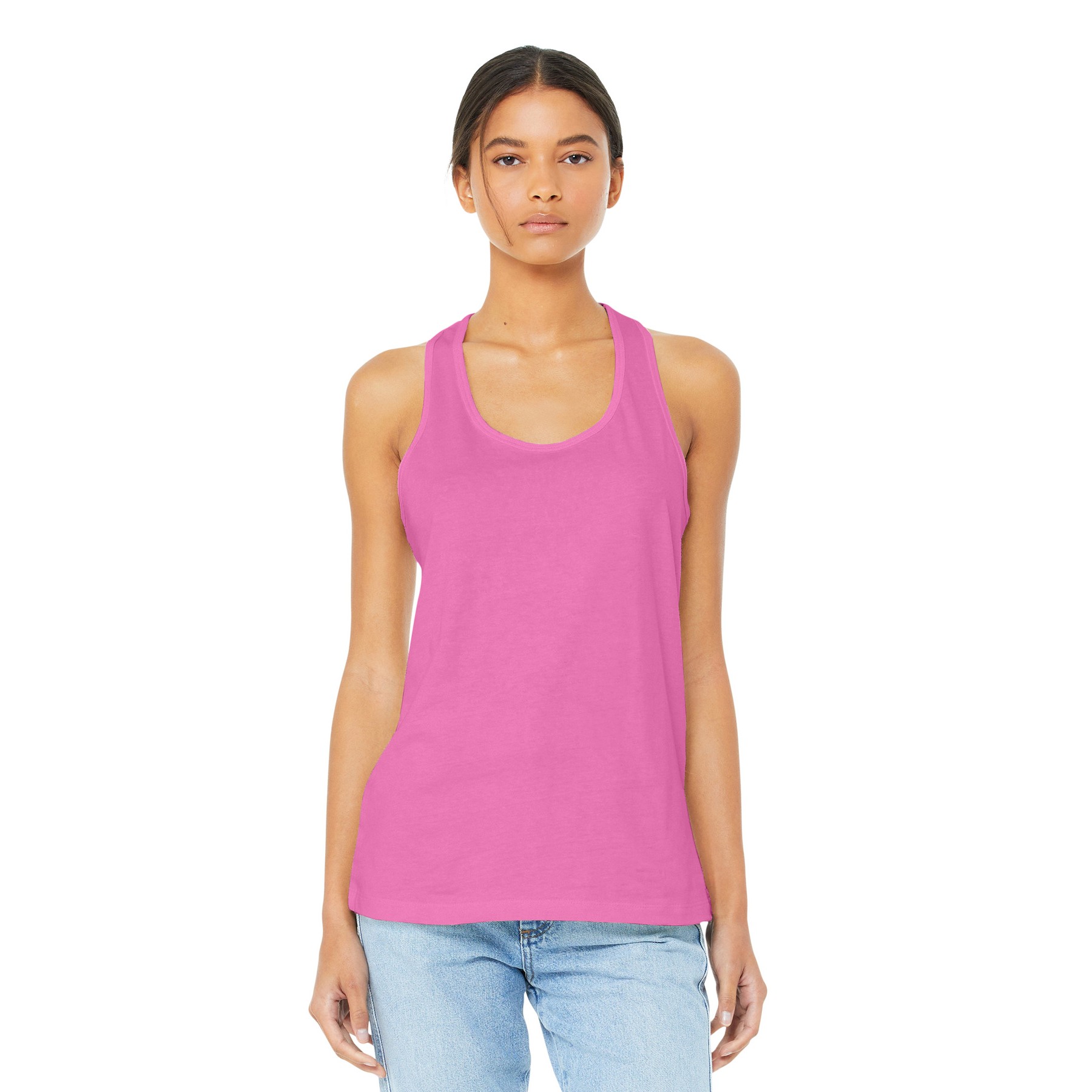 Women's Jersey Racerback Tank - Thumbnail Image