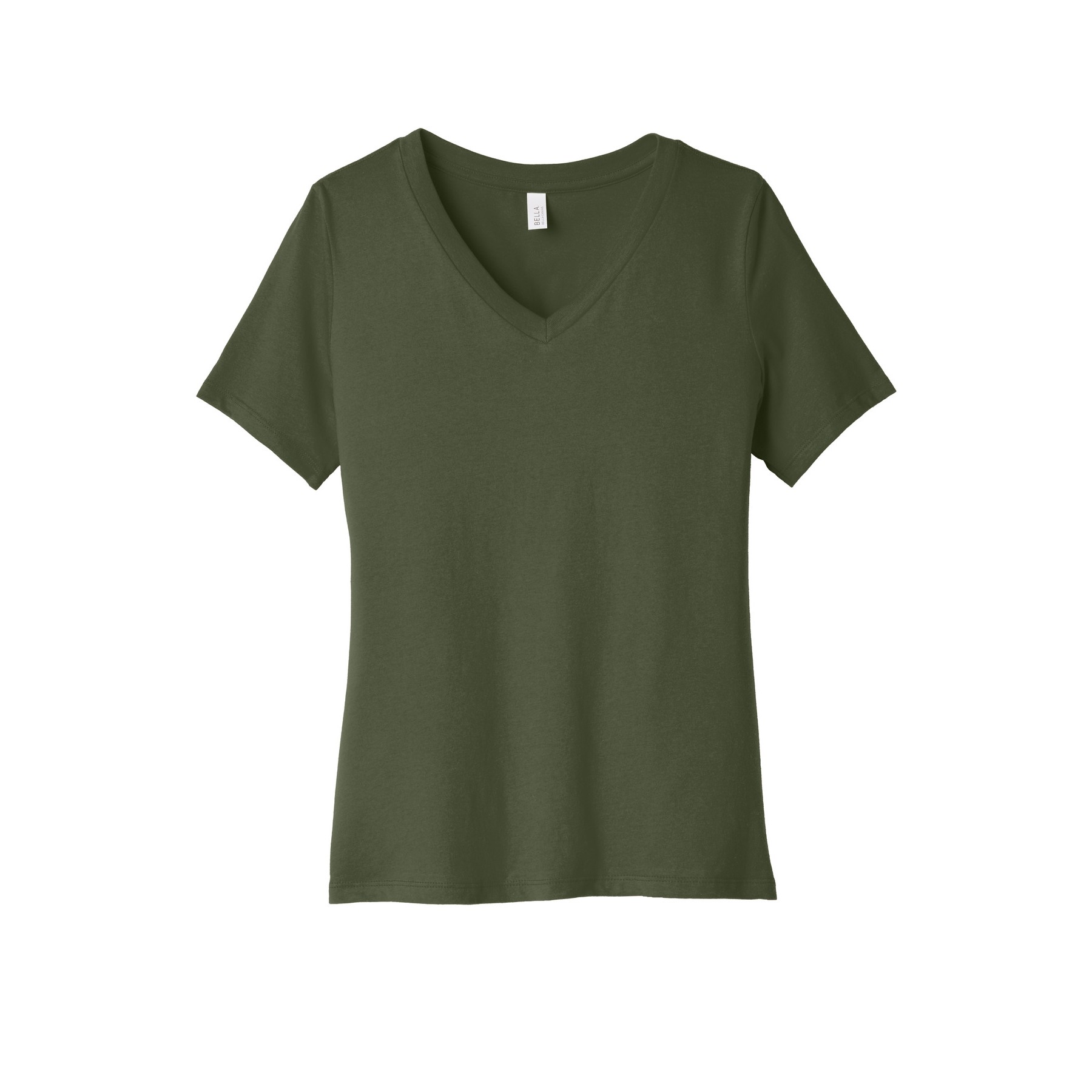 Women's Relaxed Jersey Short Sleeve V-Neck Tee - Thumbnail Image