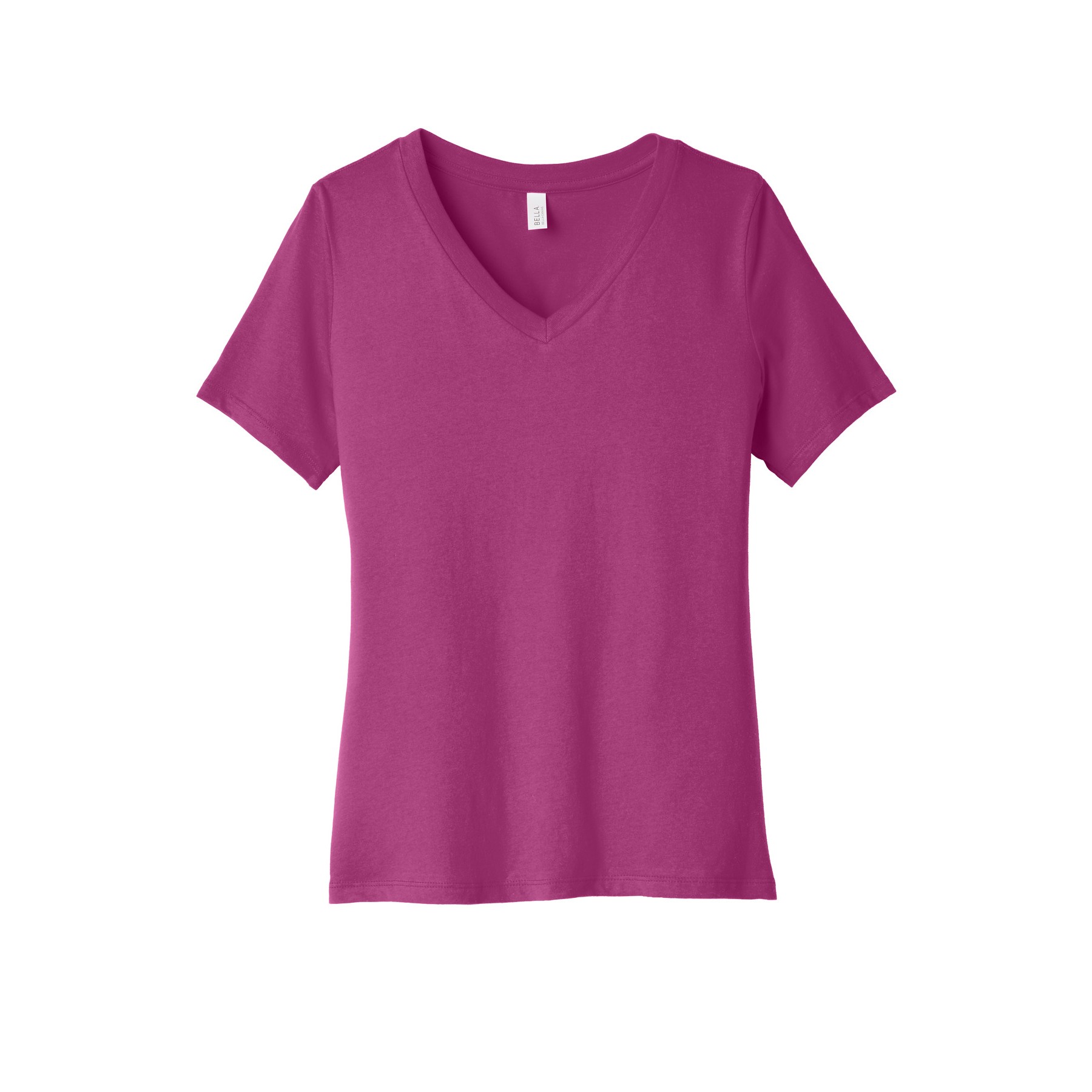 Women's Relaxed Jersey Short Sleeve V-Neck Tee - Thumbnail Image