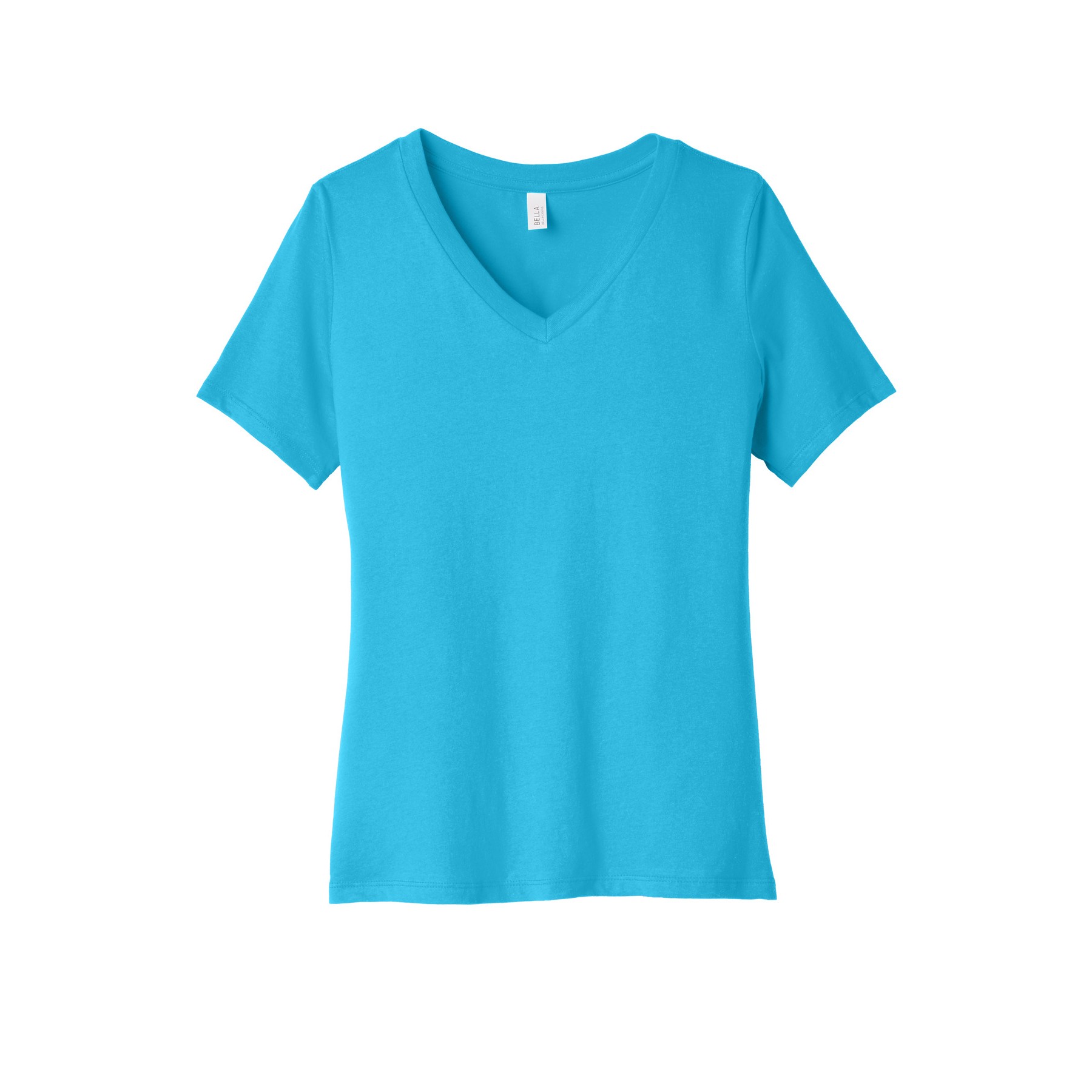 Women's Relaxed Jersey Short Sleeve V-Neck Tee - Thumbnail Image