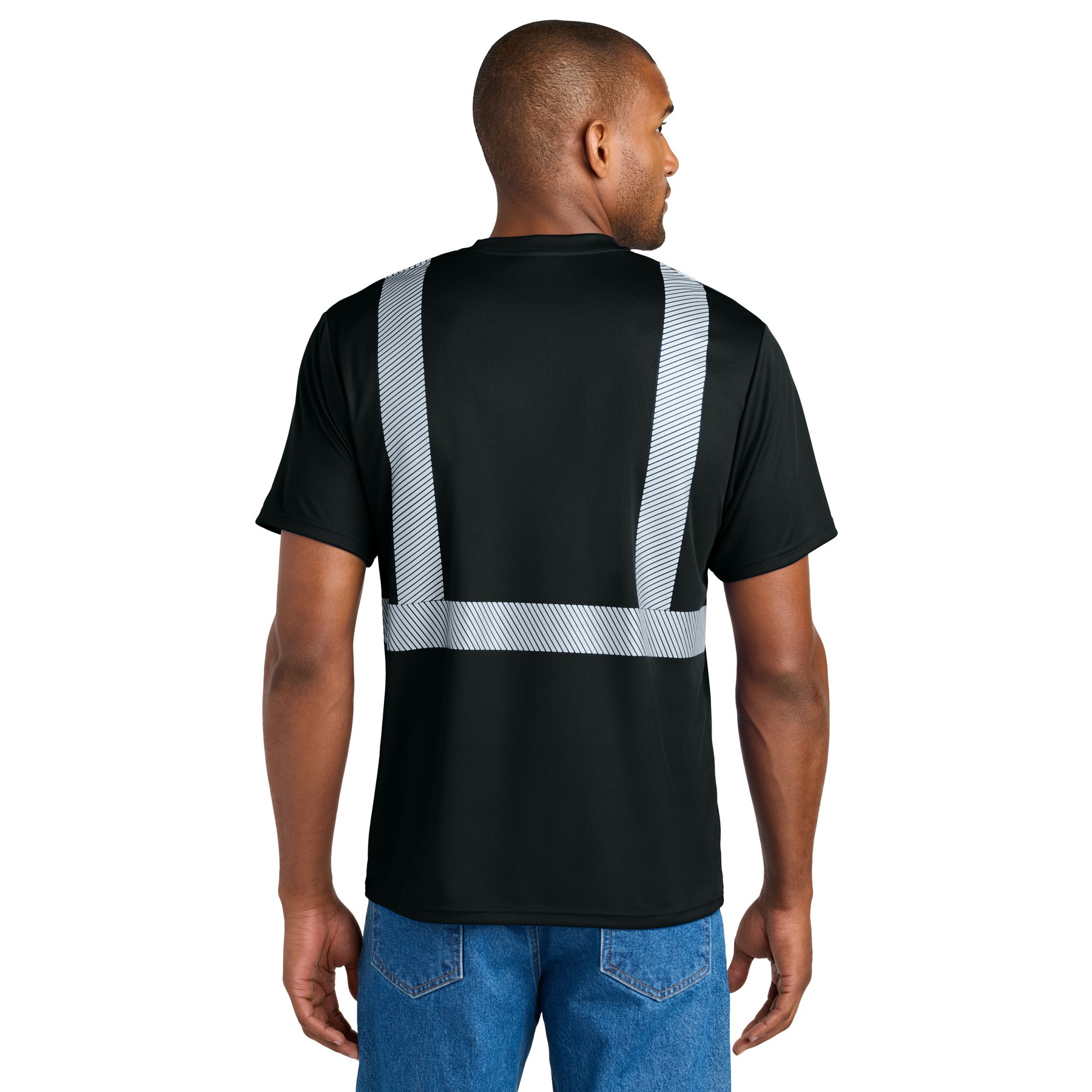 Enhanced Visibility Segmented Tape Tee - Thumbnail Image