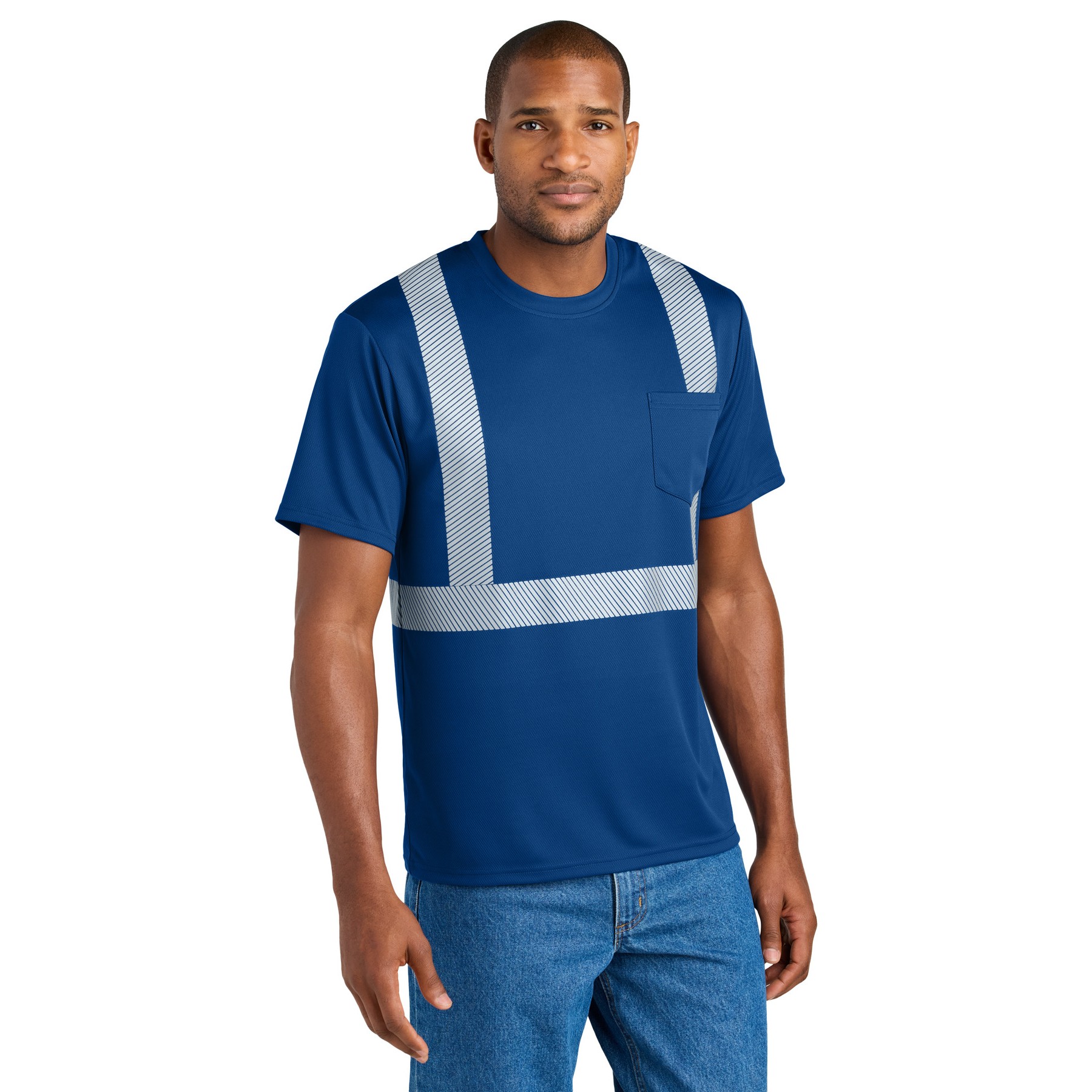 Enhanced Visibility Segmented Tape Tee - Thumbnail Image