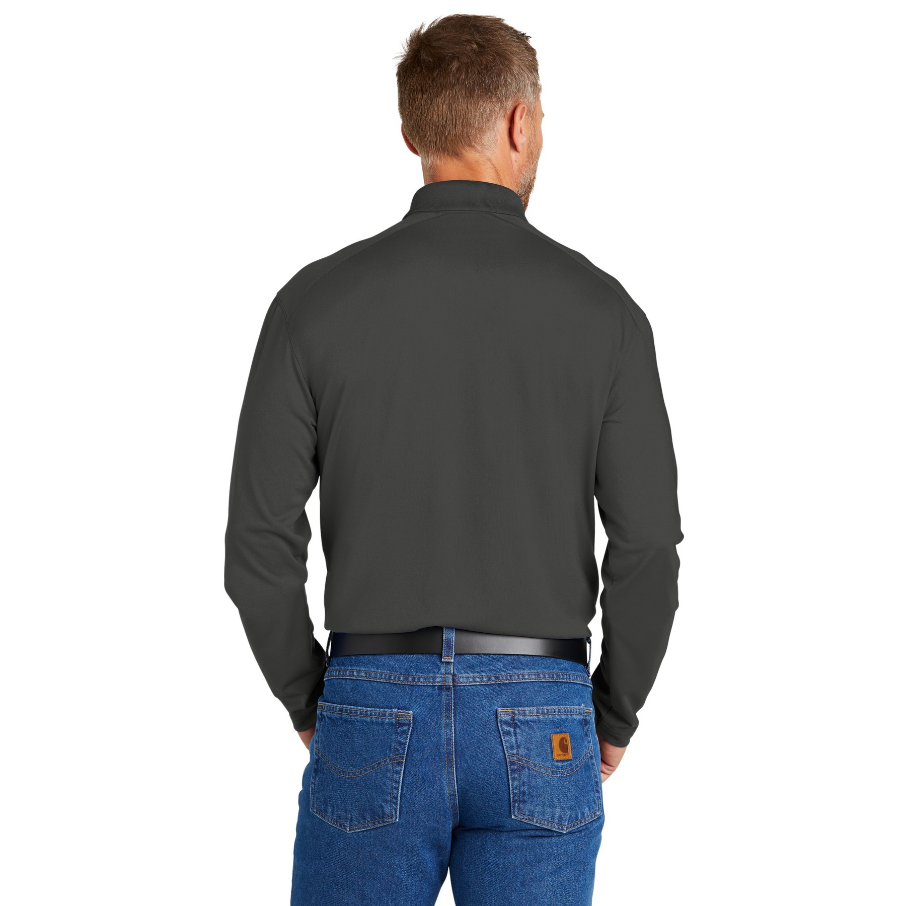 Select Lightweight Snag-Proof Long Sleeve Polo - Thumbnail Image