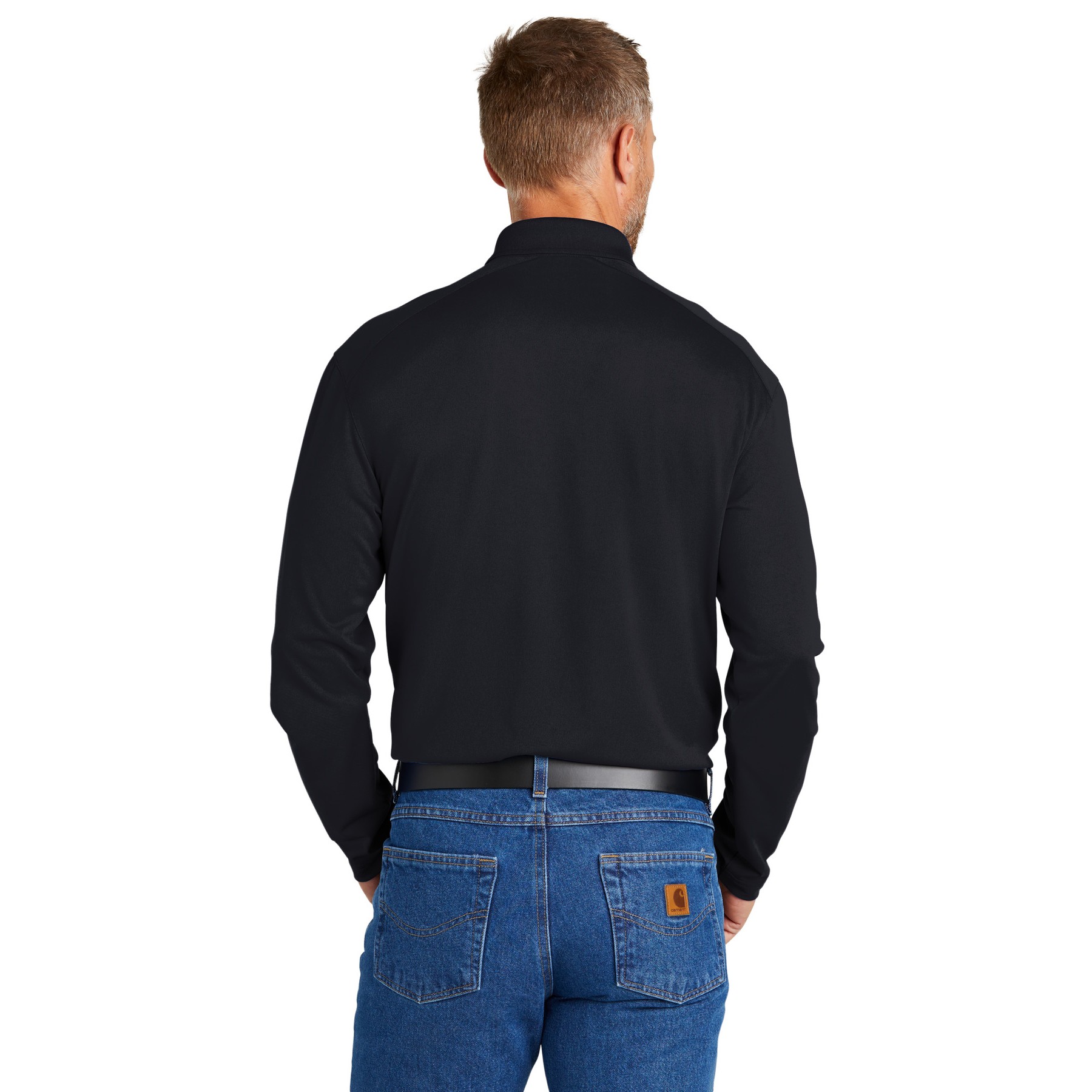 Select Lightweight Snag-Proof Long Sleeve Polo - Thumbnail Image