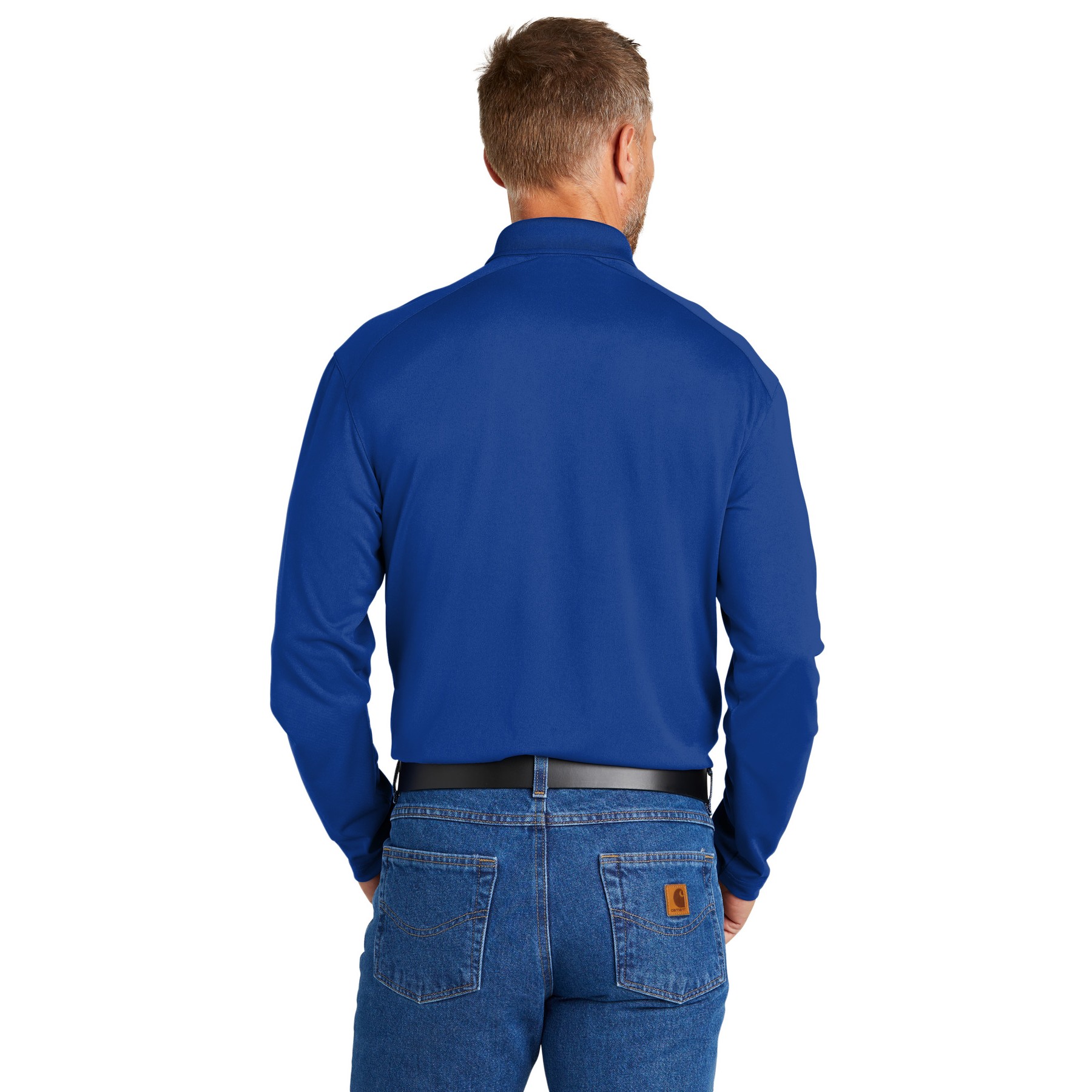 Select Lightweight Snag-Proof Long Sleeve Polo - Thumbnail Image