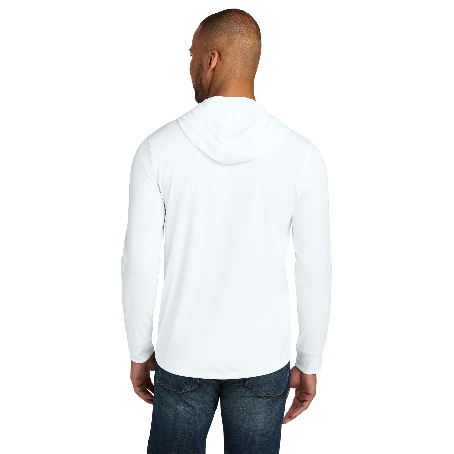 Workwear Pro Long Sleeve Hooded Tee - Thumbnail Image