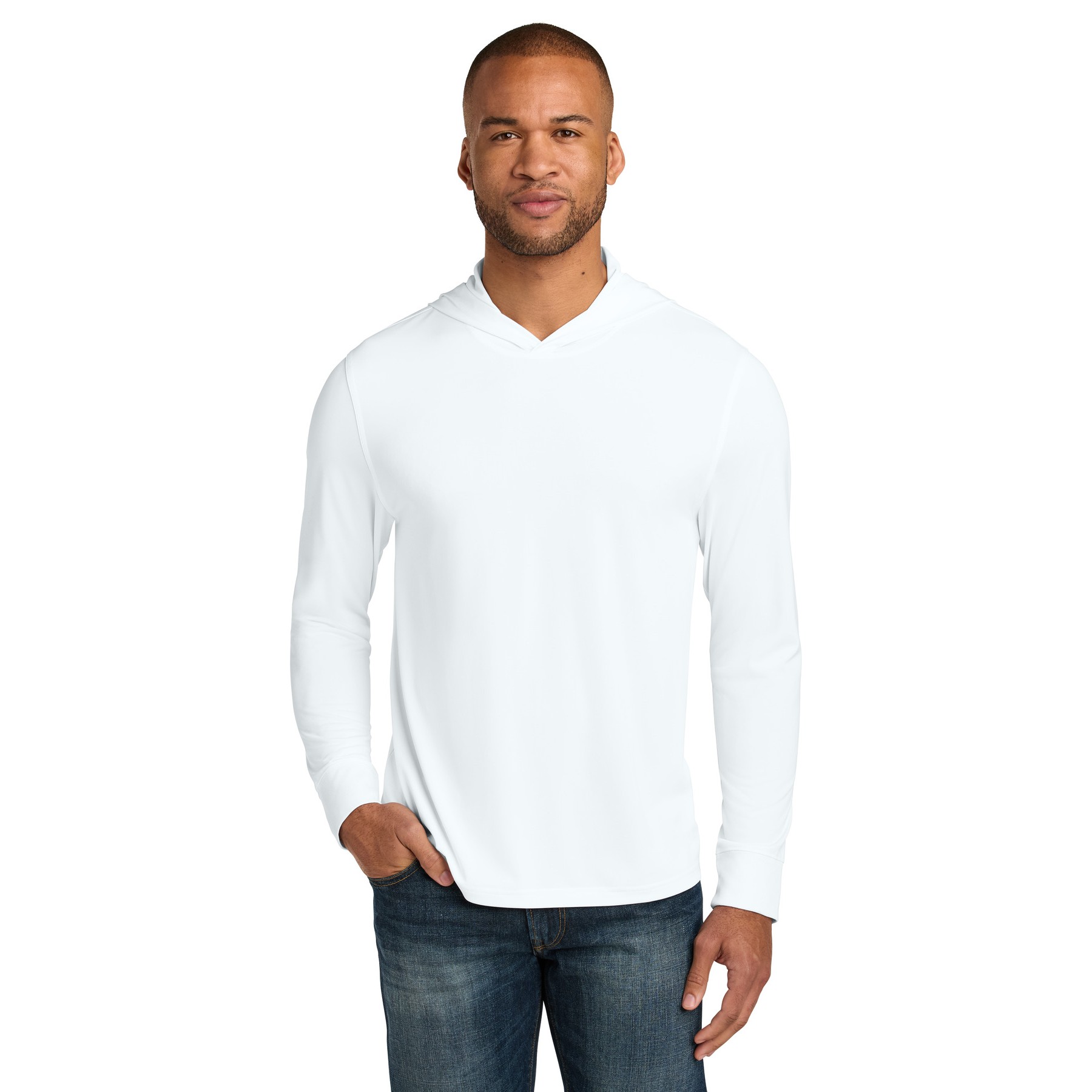 Workwear Pro Long Sleeve Hooded Tee - Main Image