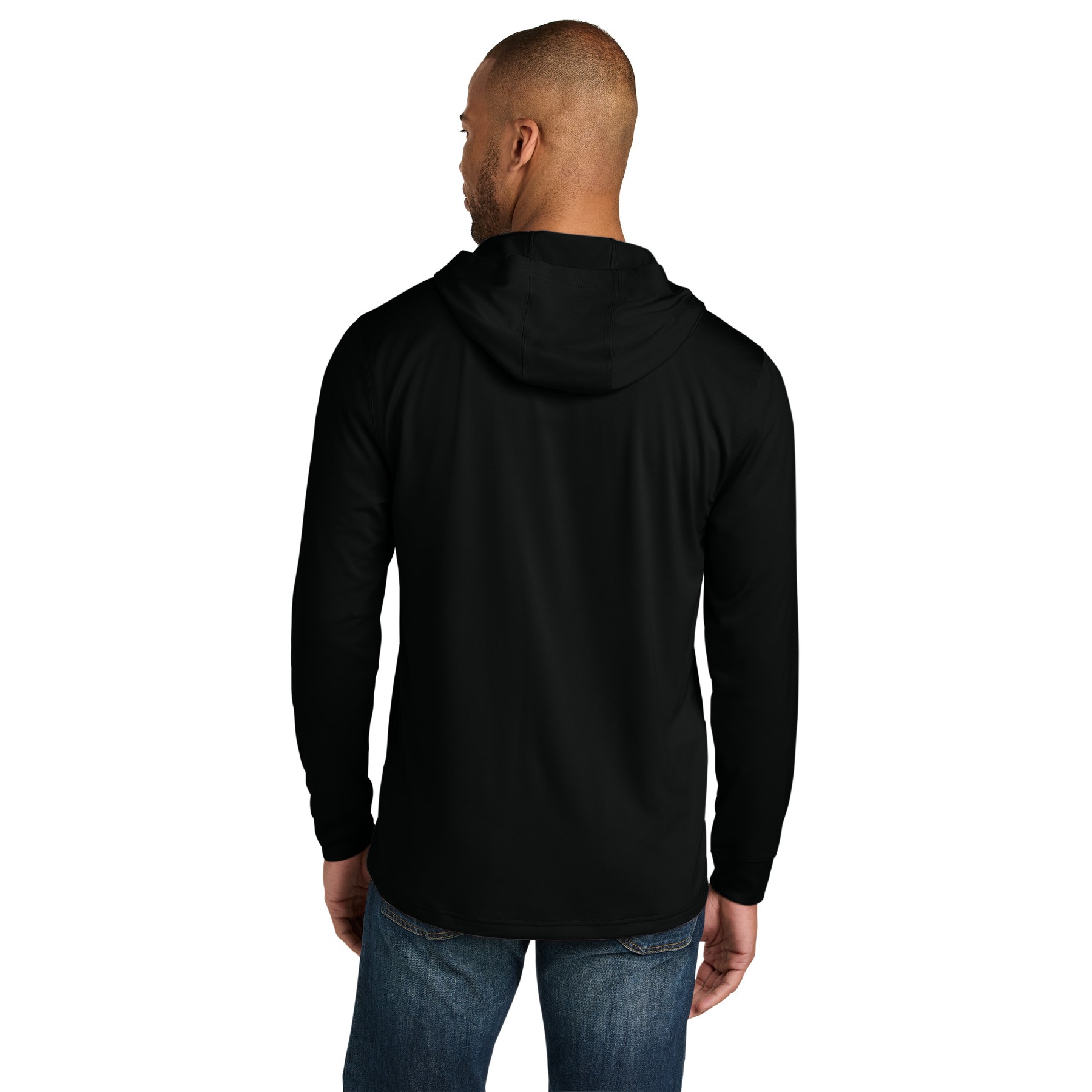 Workwear Pro Long Sleeve Hooded Tee - Thumbnail Image