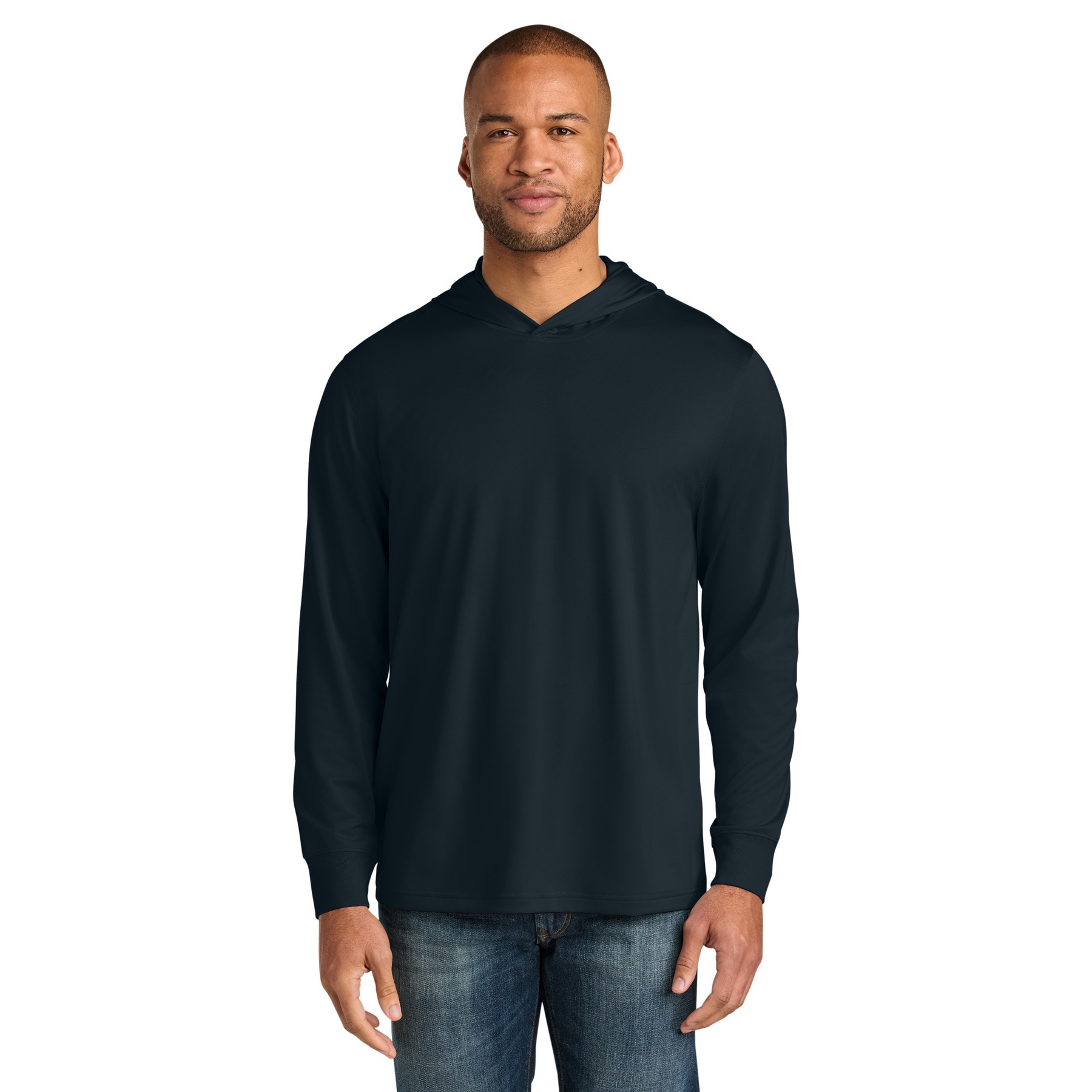 Workwear Pro Long Sleeve Hooded Tee - Thumbnail Image