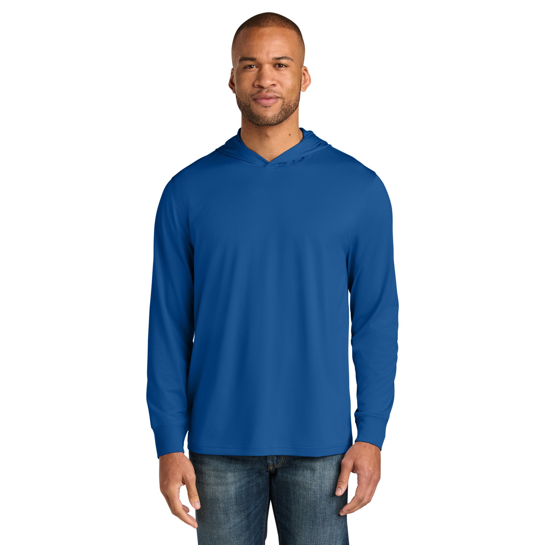 Workwear Pro Long Sleeve Hooded Tee - Thumbnail Image