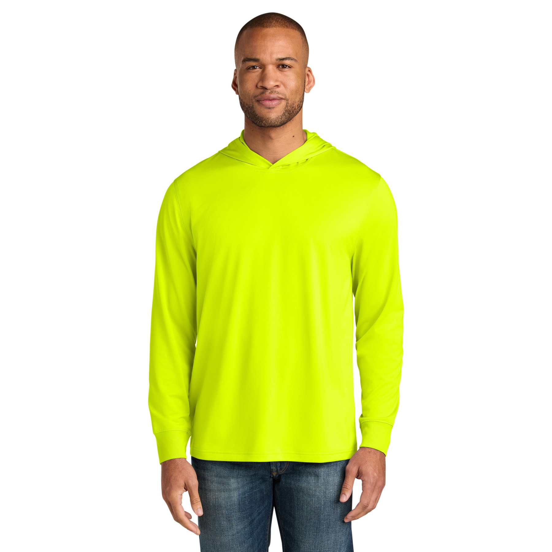 Workwear Pro Long Sleeve Hooded Tee - Thumbnail Image