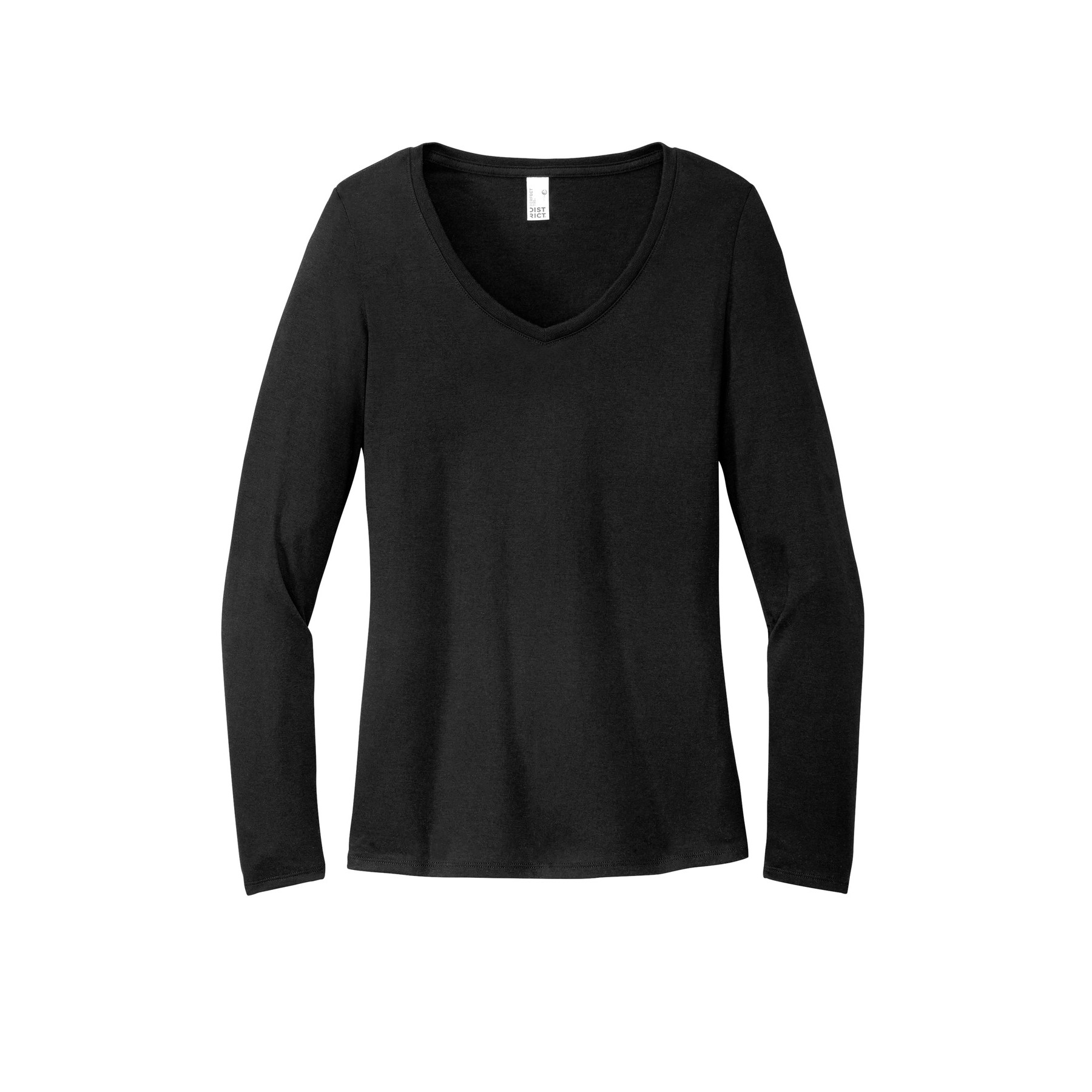 Women's Perfect Tri Long Sleeve V-Neck Tee - Thumbnail Image