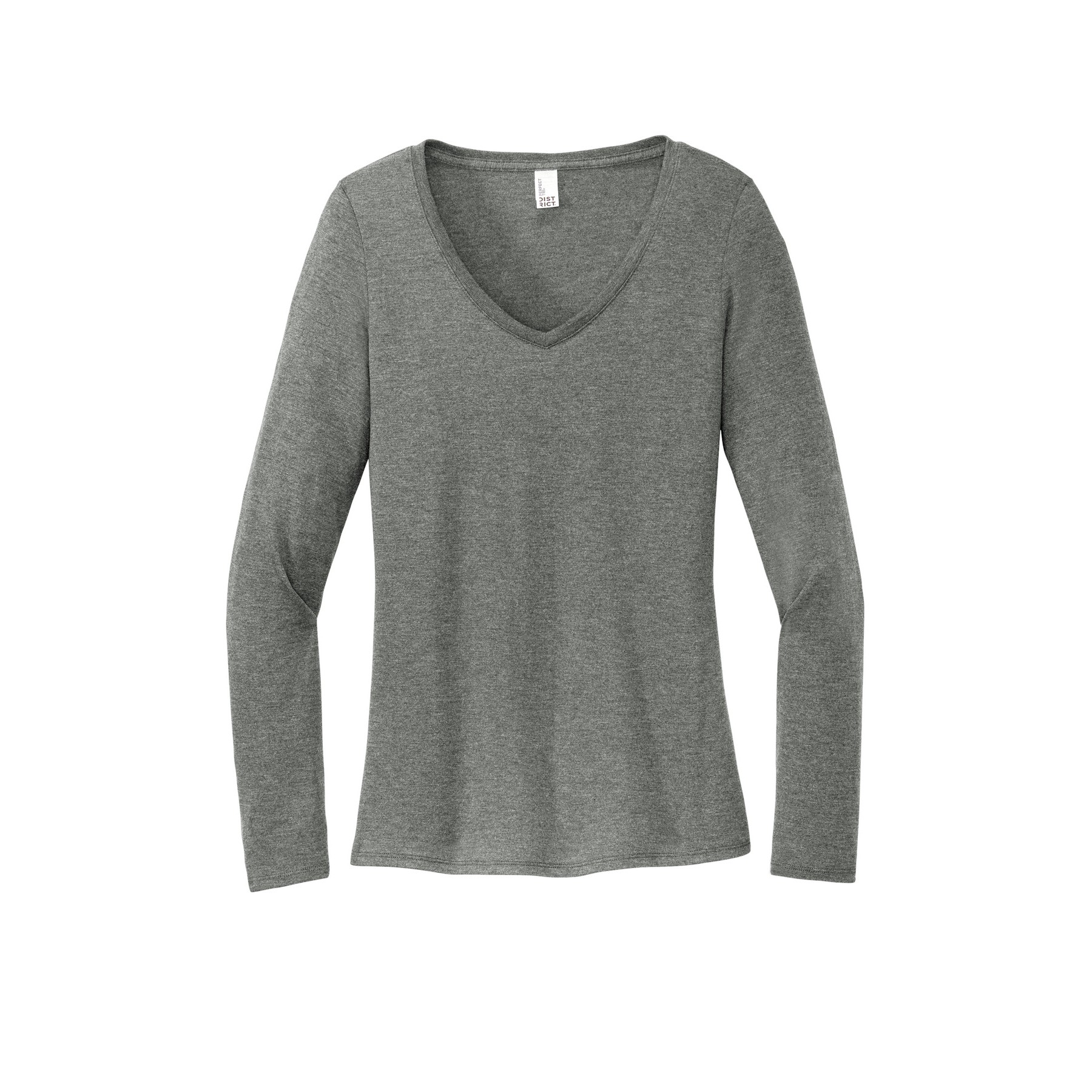 Women's Perfect Tri Long Sleeve V-Neck Tee - Thumbnail Image