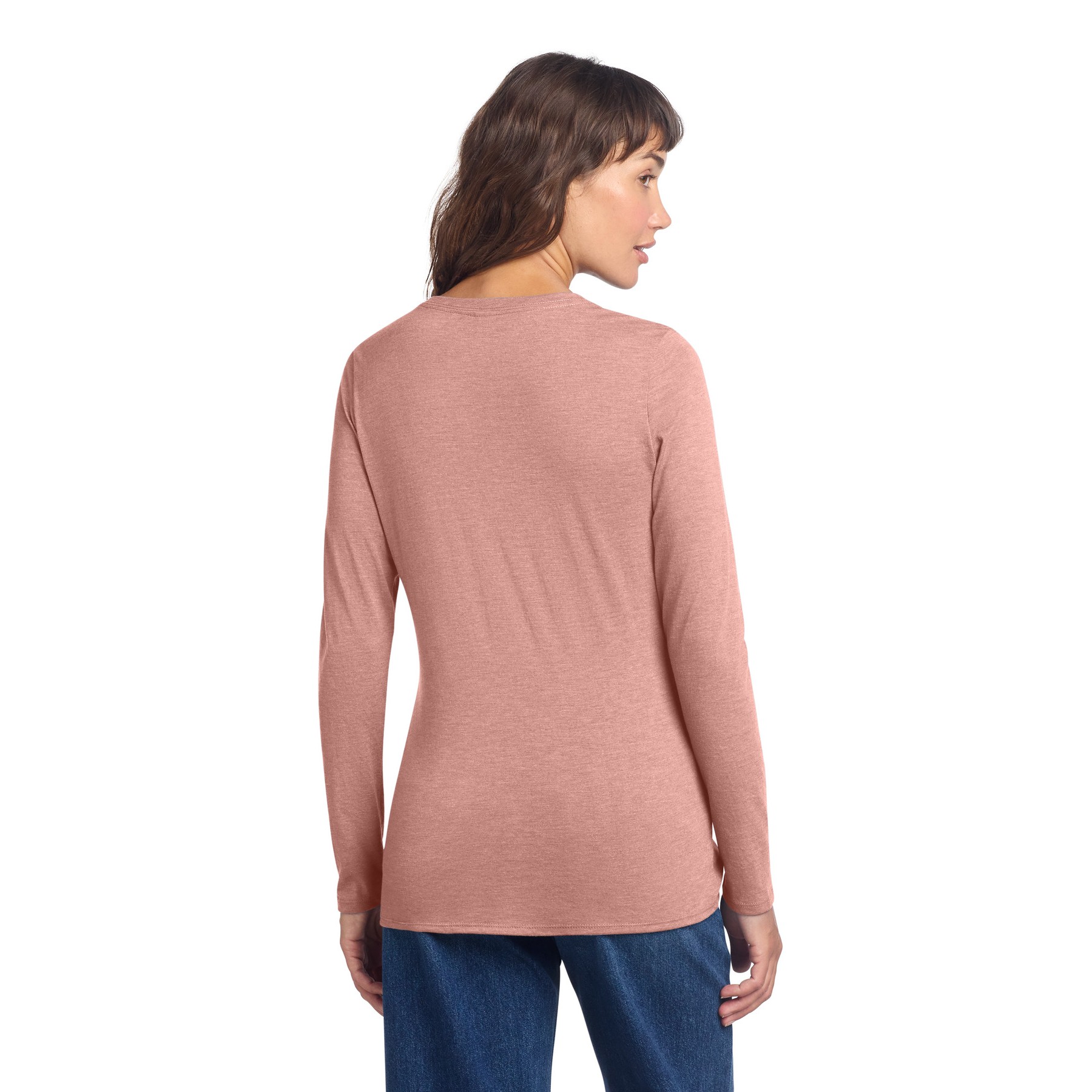 Women's Perfect Tri Long Sleeve V-Neck Tee - Thumbnail Image