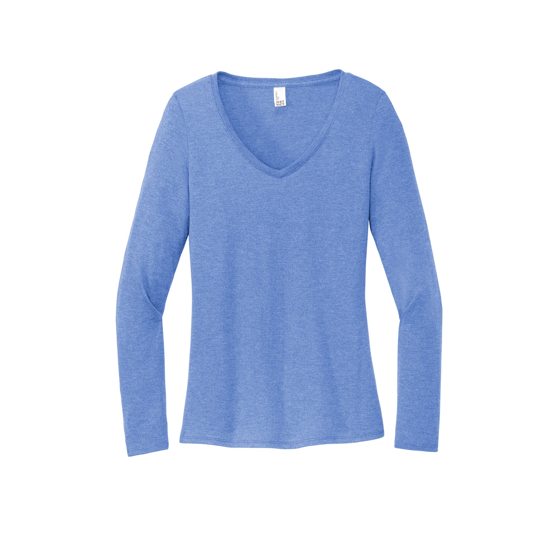 Women's Perfect Tri Long Sleeve V-Neck Tee - Thumbnail Image