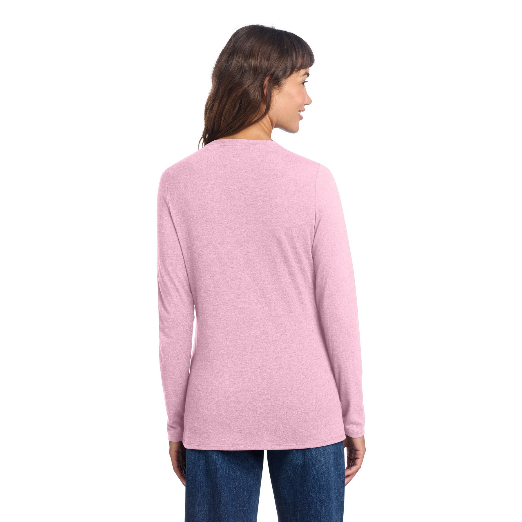 Women's Perfect Tri Long Sleeve V-Neck Tee - Thumbnail Image