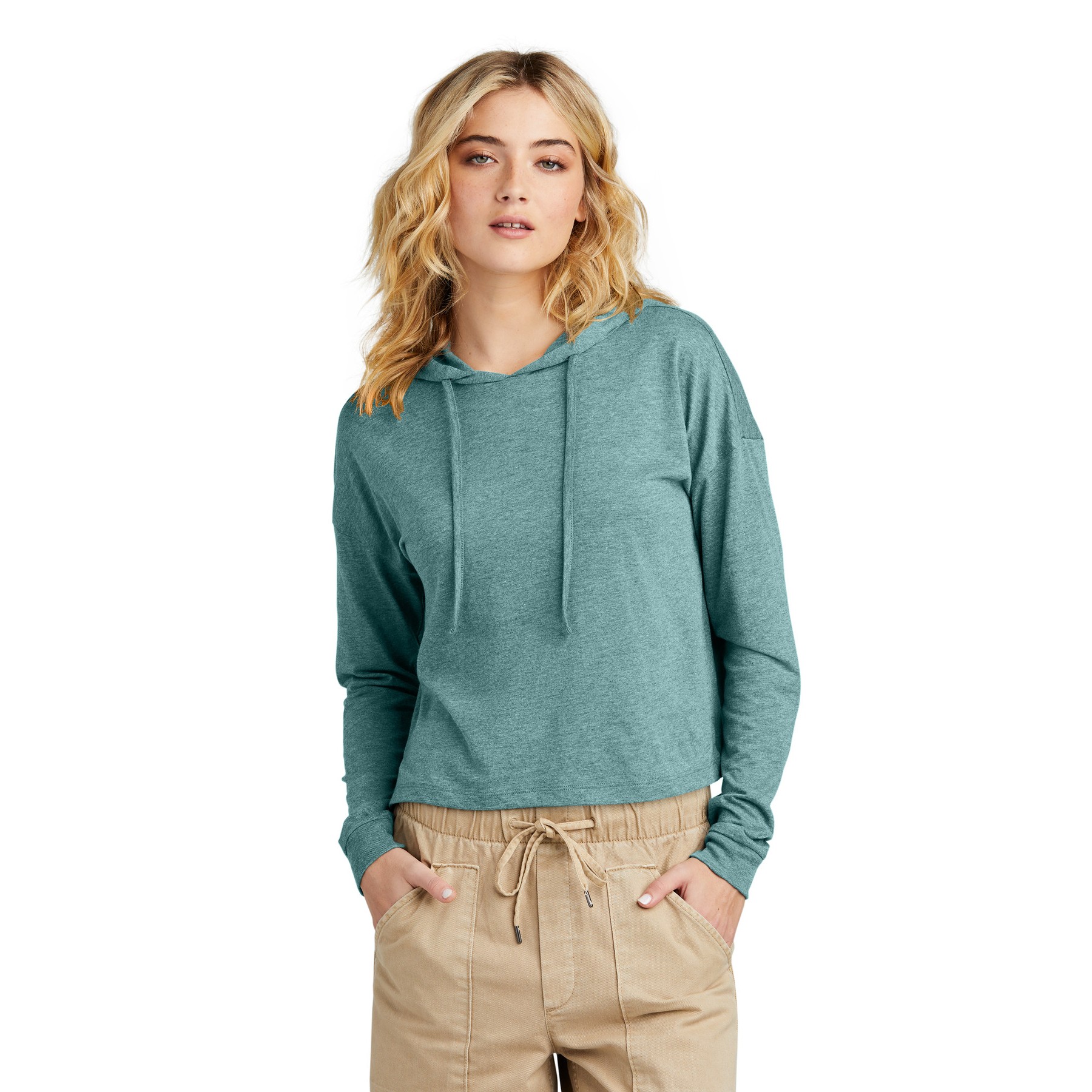Women's Perfect Tri Midi Long Sleeve Hoodie - Thumbnail Image
