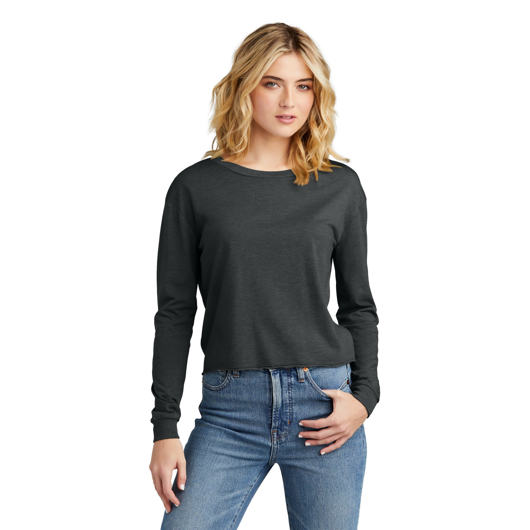 Women's Perfect Tri Midi Long Sleeve Tee - Thumbnail Image