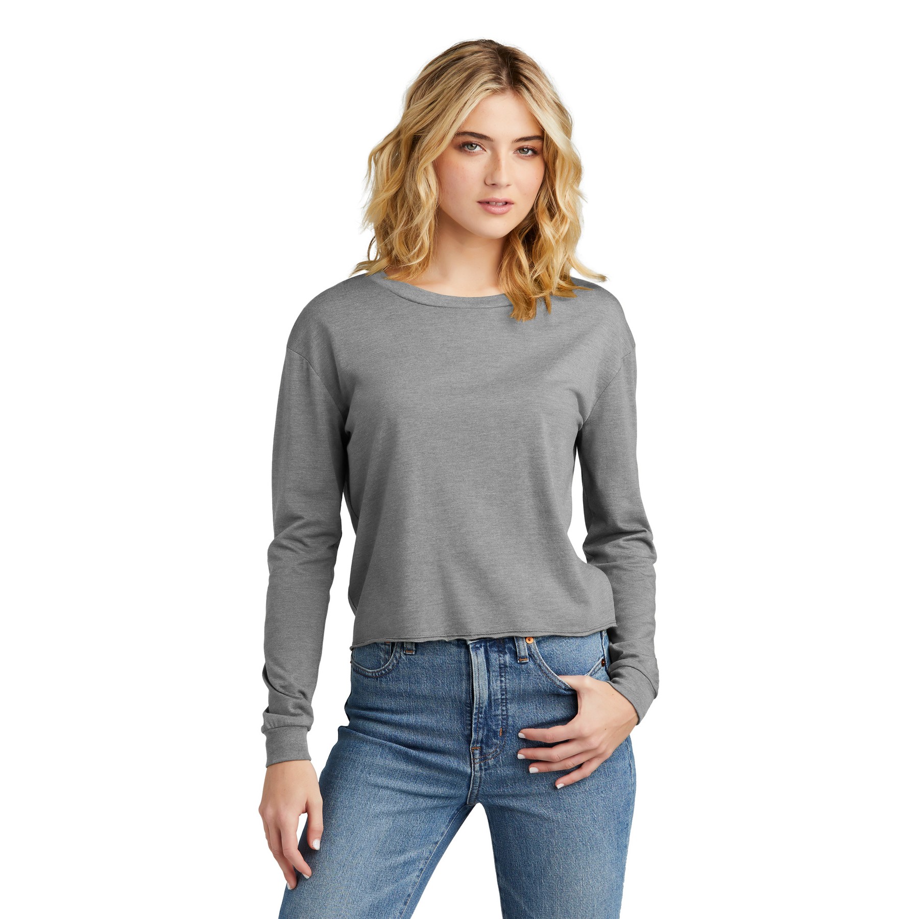 Women's Perfect Tri Midi Long Sleeve Tee - Thumbnail Image