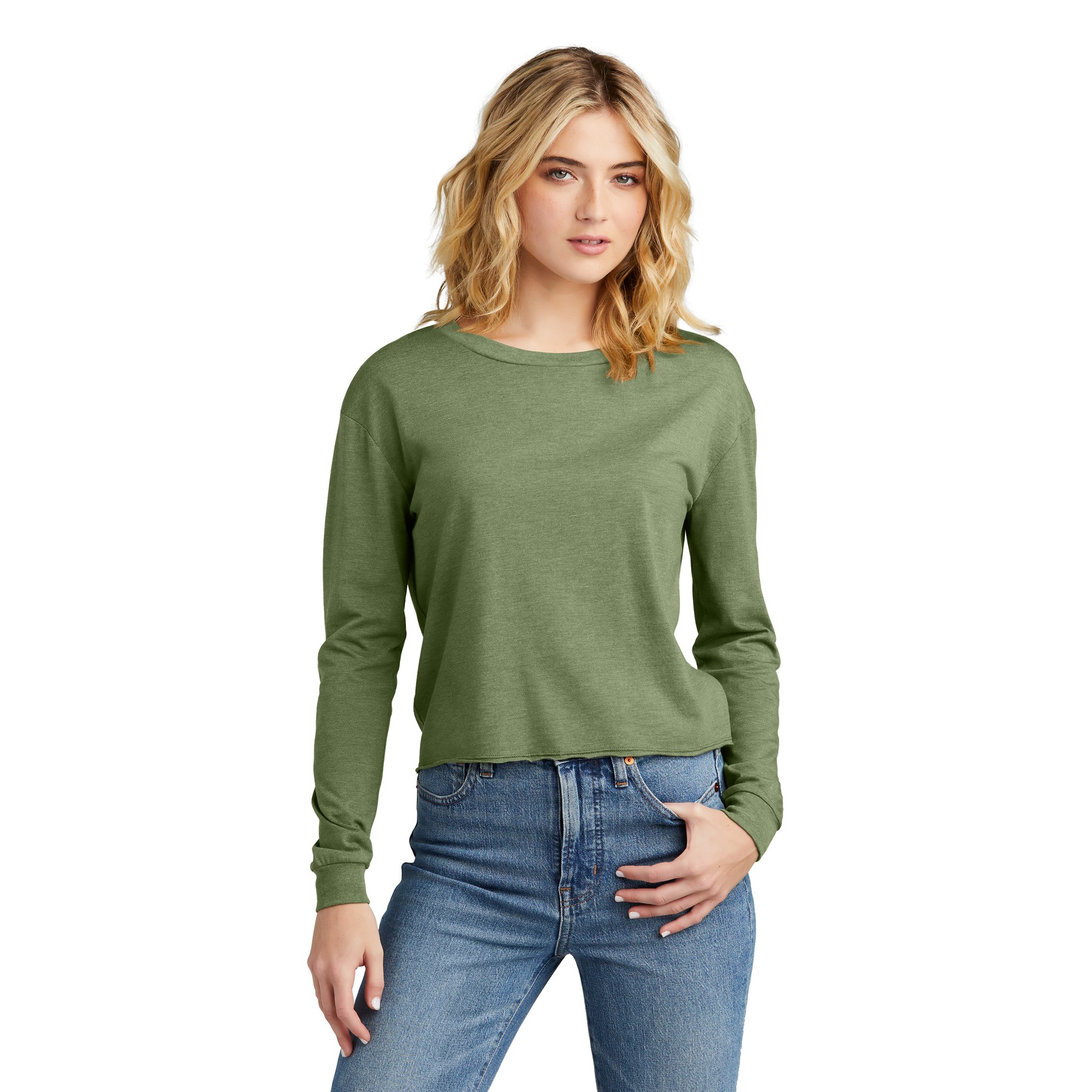 Women's Perfect Tri Midi Long Sleeve Tee - Thumbnail Image