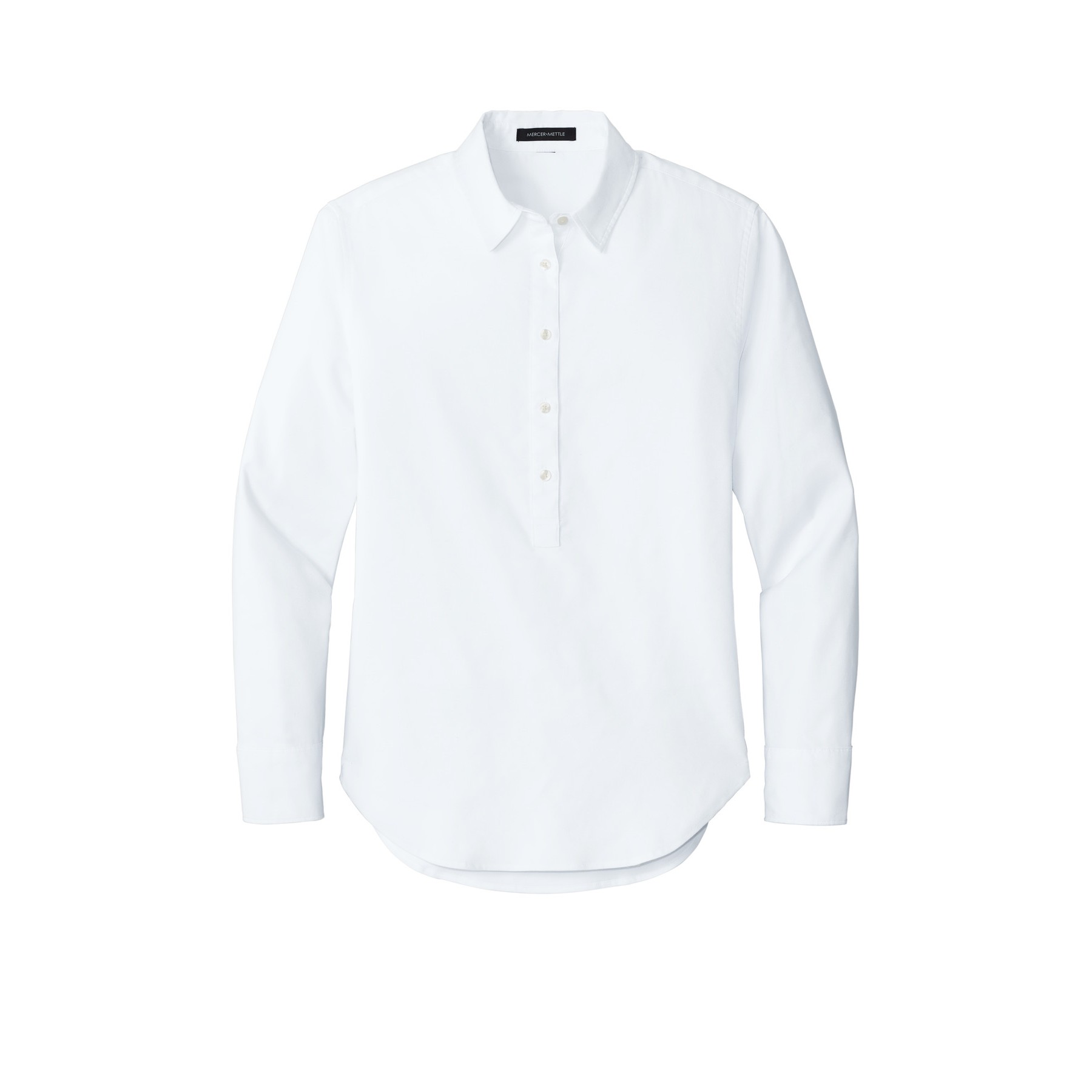 Women's Long Sleeve Modern Oxford Shirt - Thumbnail Image