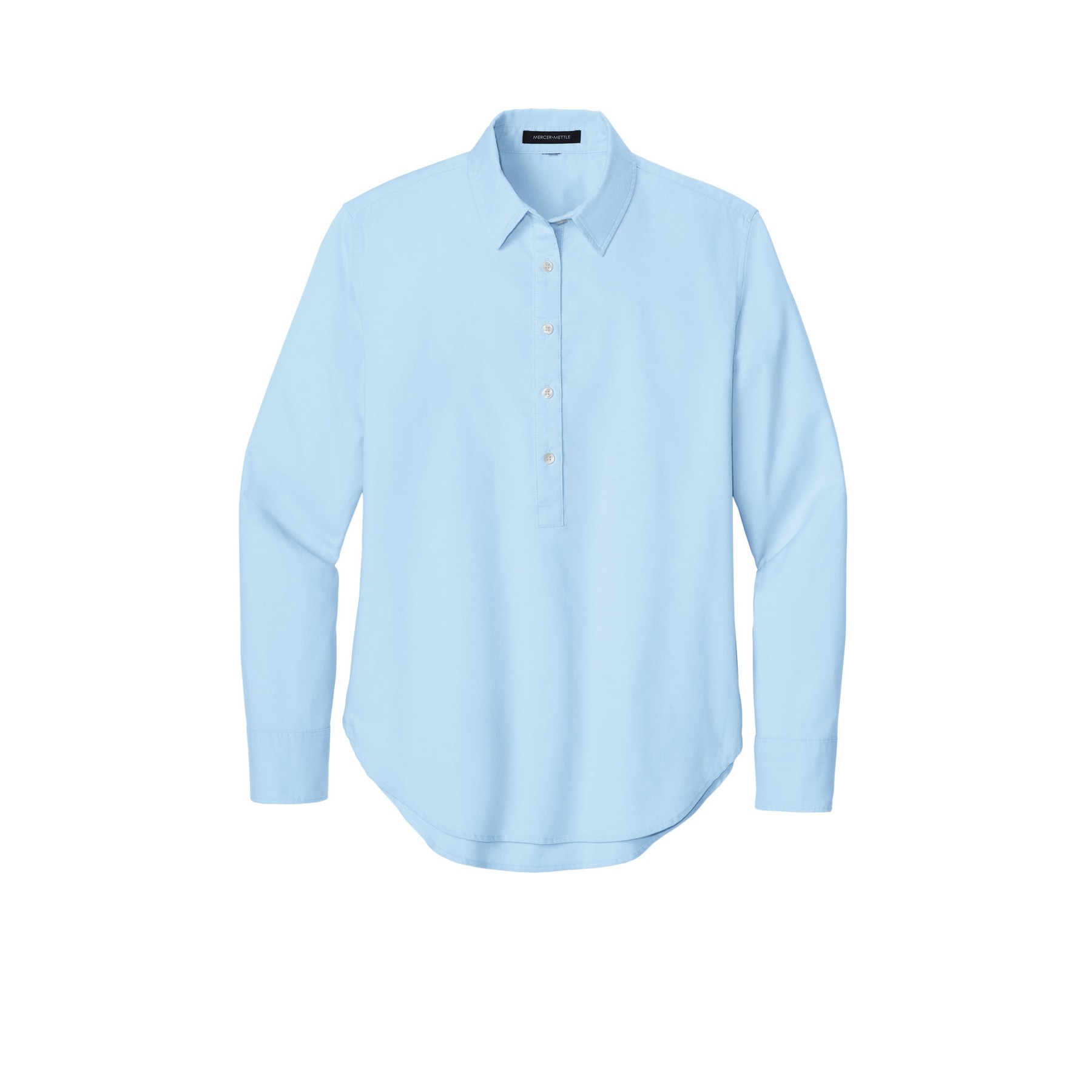 Women's Long Sleeve Modern Oxford Shirt - Thumbnail Image