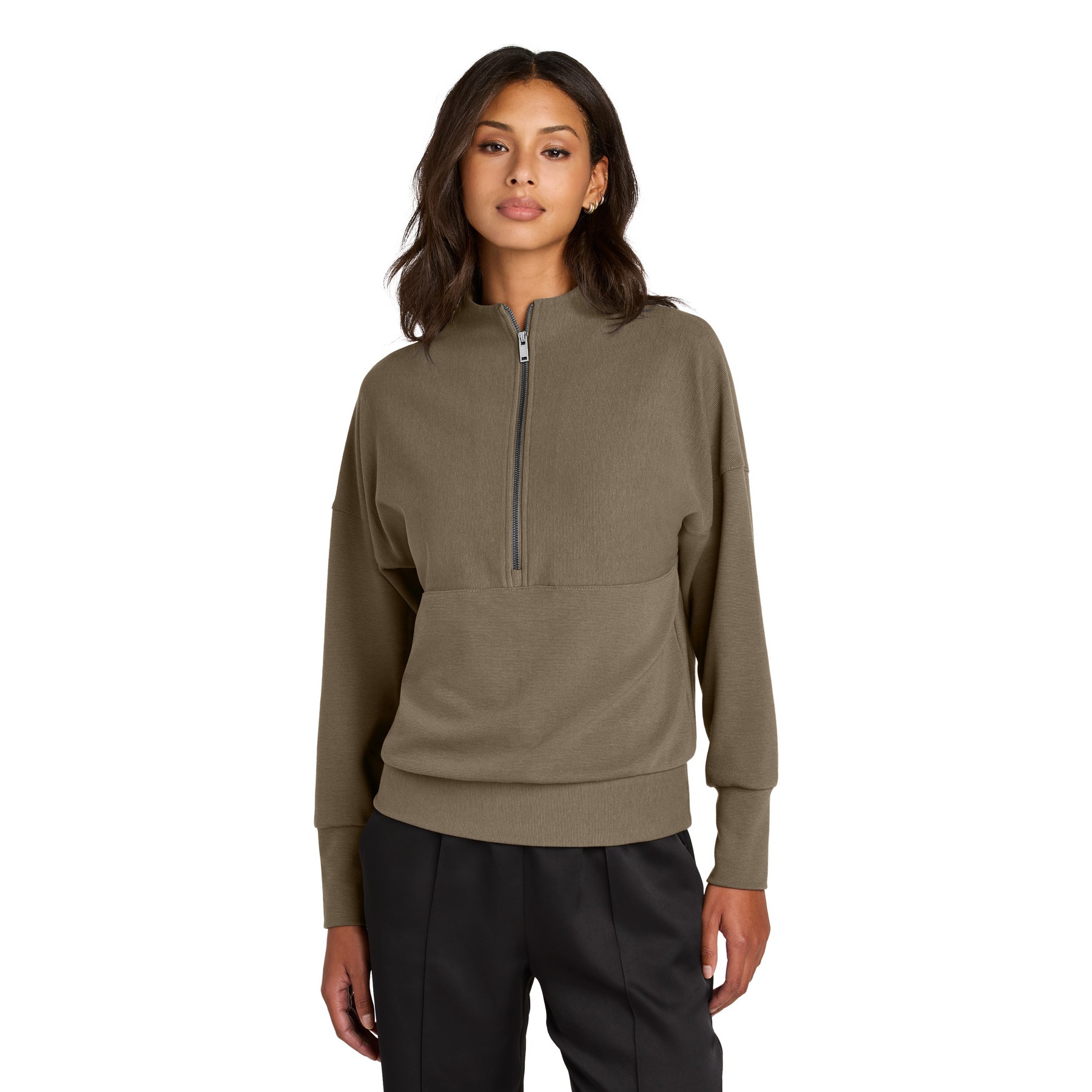 Women's Linear Texture 1/4-Zip - Thumbnail Image