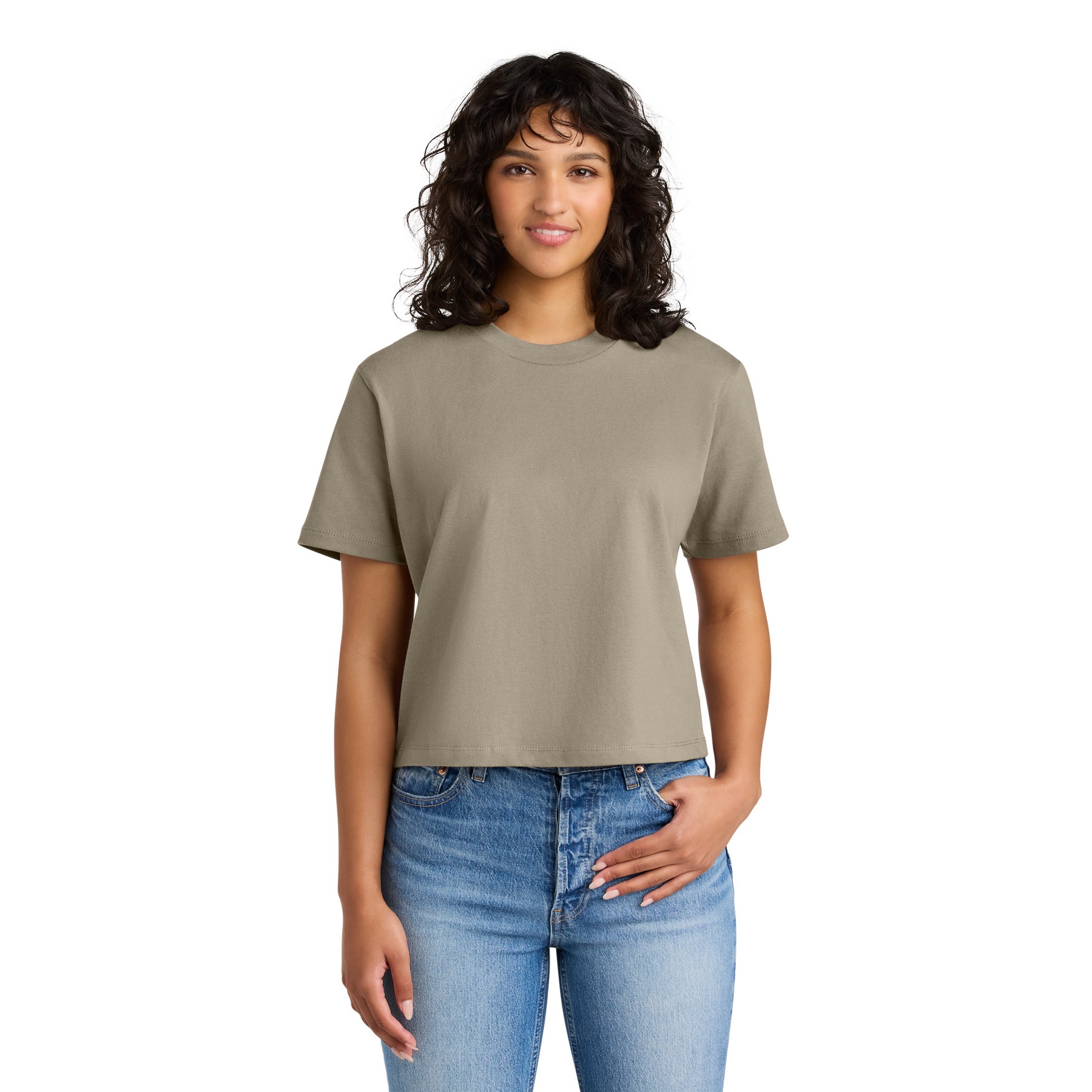 Women's Heavyweight Boxy Tee - Thumbnail Image