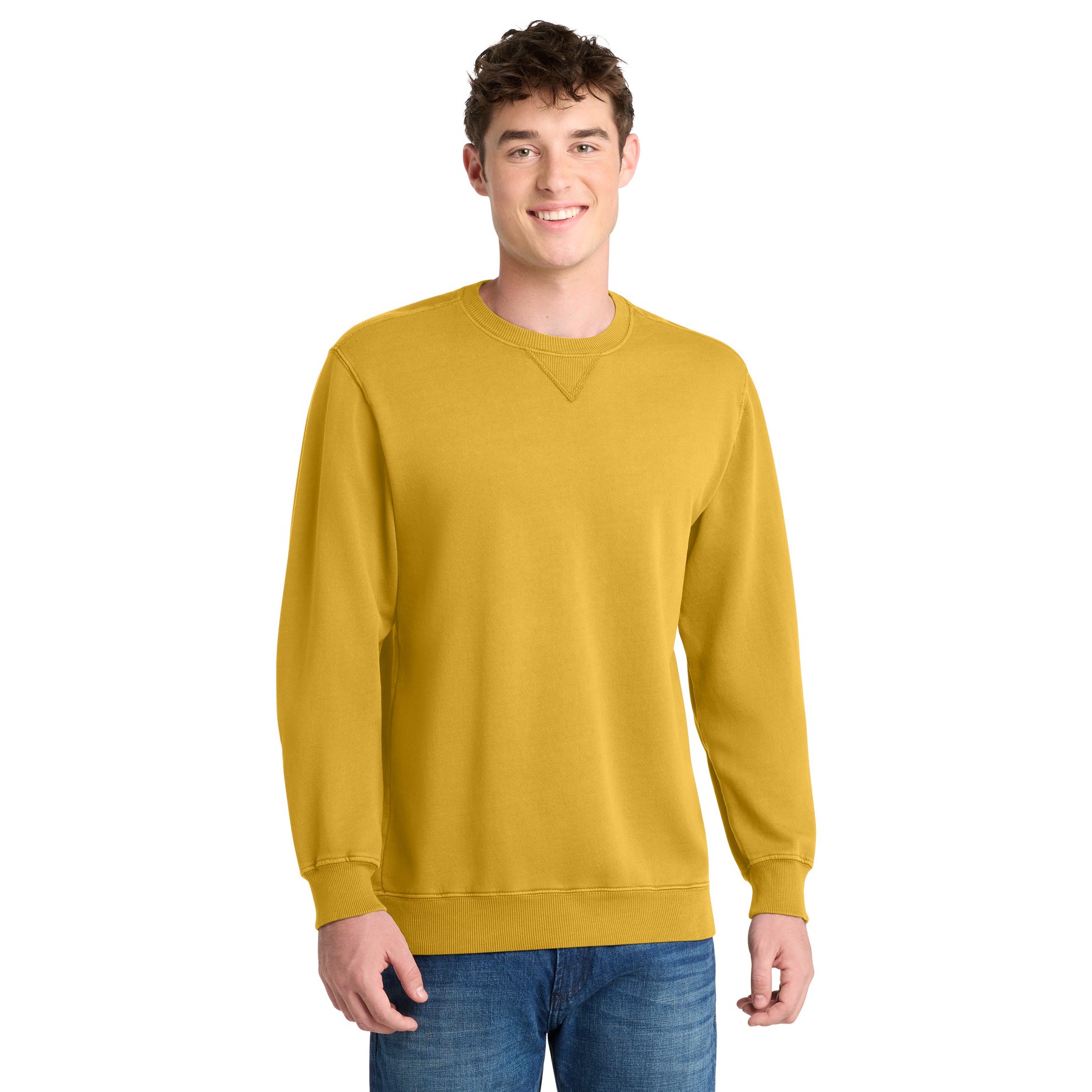 Garment-Dyed Crewneck Sweatshirt - Thumbnail Image