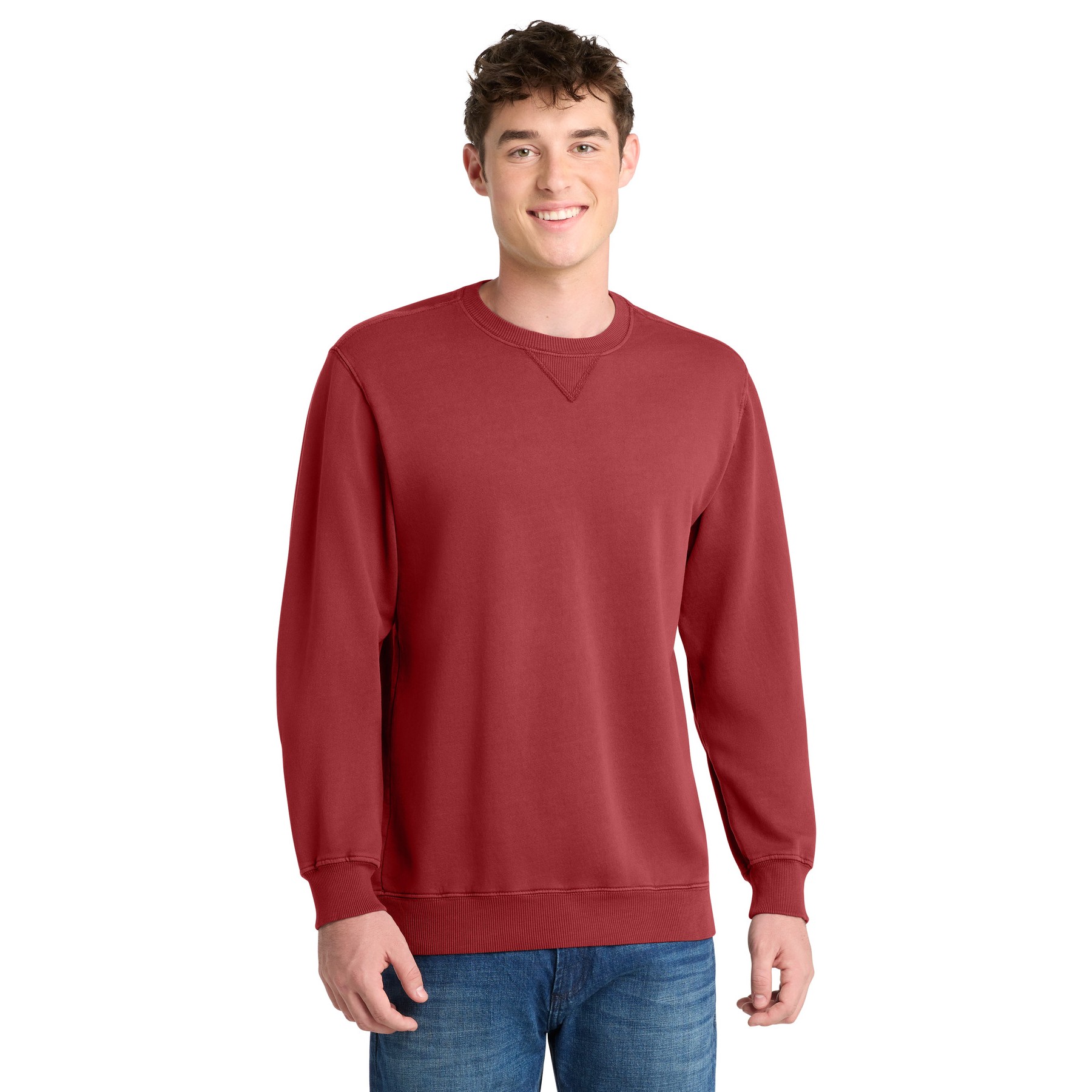 Garment-Dyed Crewneck Sweatshirt - Thumbnail Image