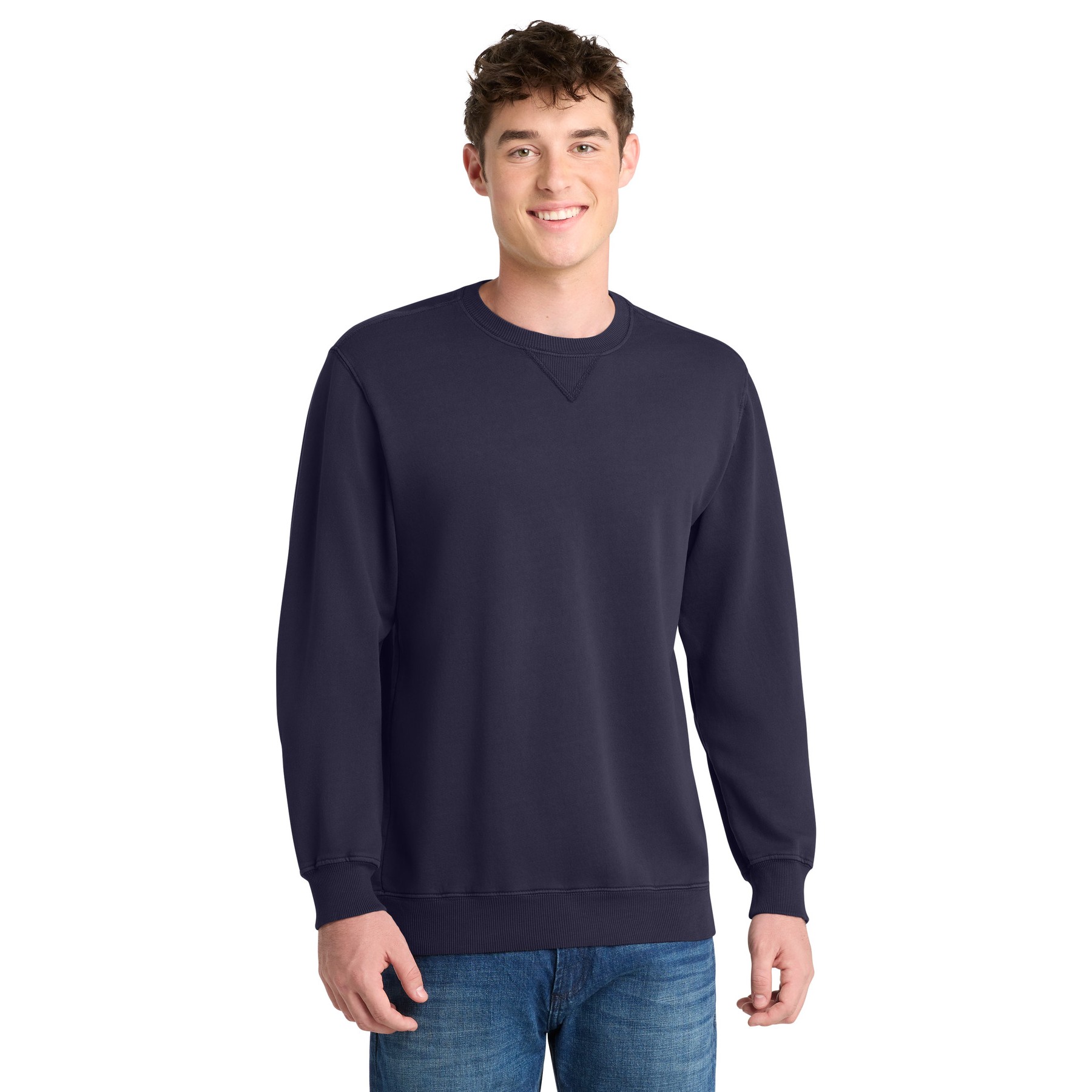 Garment-Dyed Crewneck Sweatshirt - Thumbnail Image