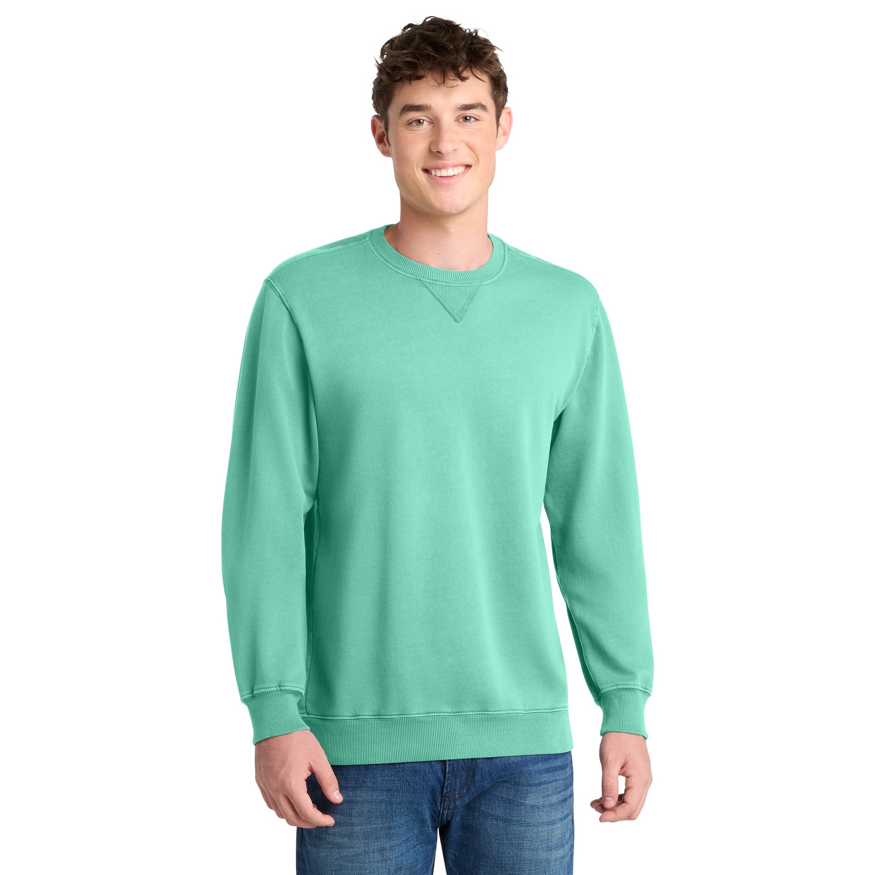 Garment-Dyed Crewneck Sweatshirt - Thumbnail Image