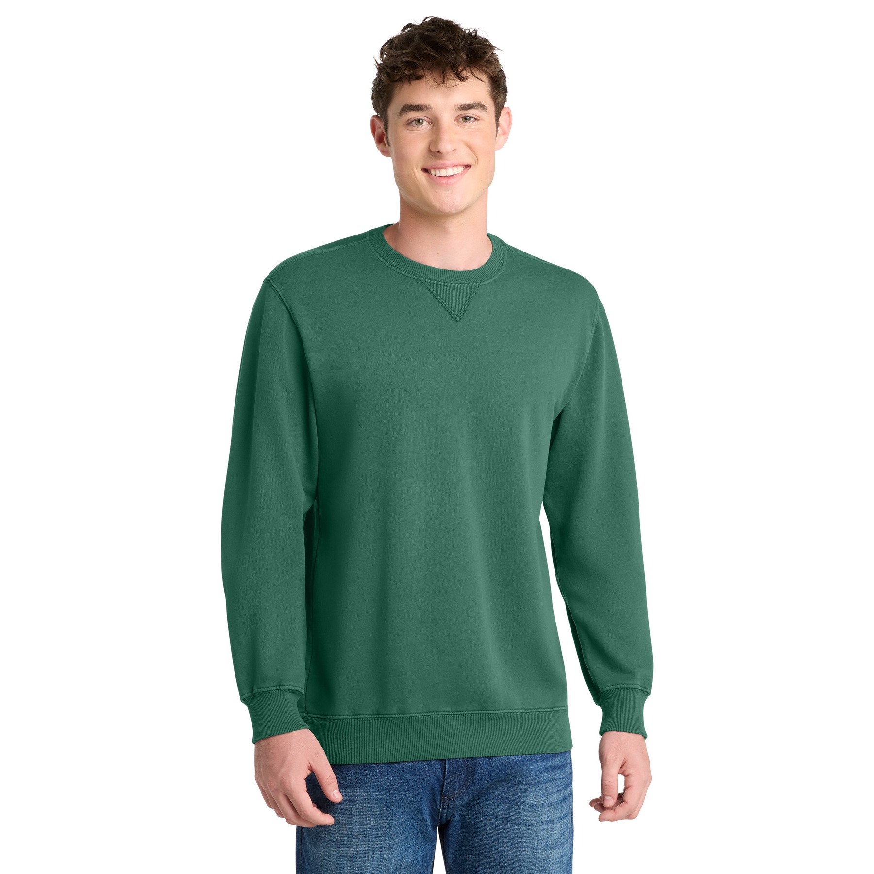 Garment-Dyed Crewneck Sweatshirt - Thumbnail Image