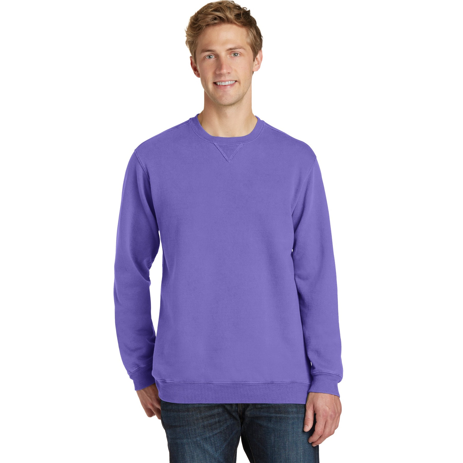 Garment-Dyed Crewneck Sweatshirt - Thumbnail Image