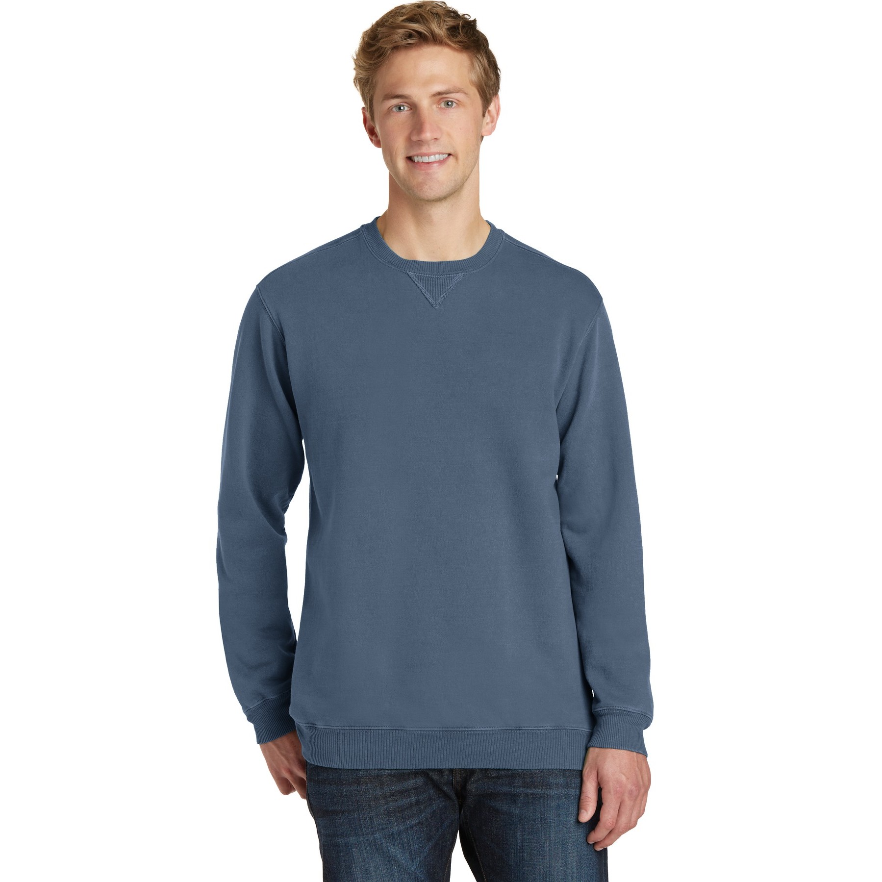 Garment-Dyed Crewneck Sweatshirt - Thumbnail Image