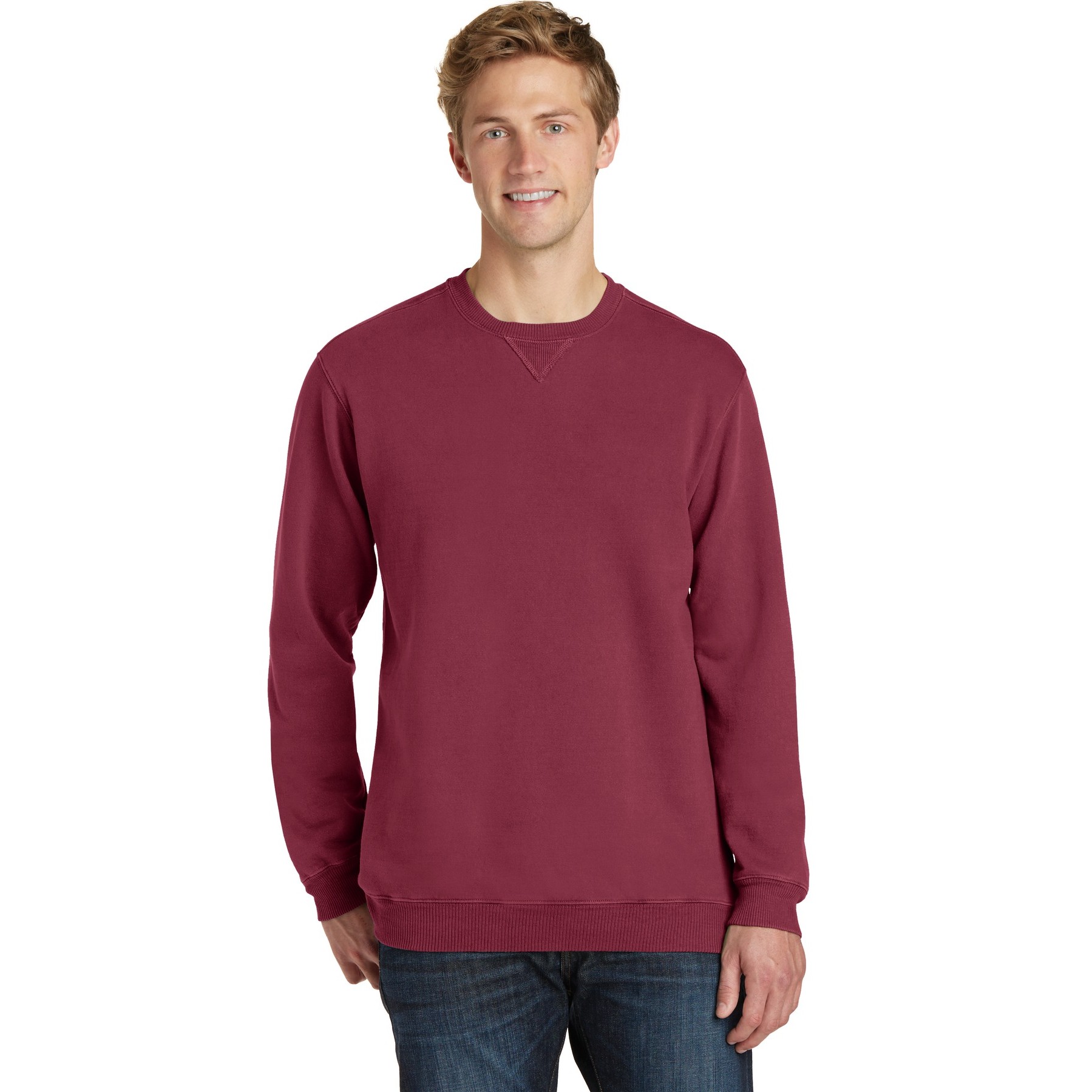 Garment-Dyed Crewneck Sweatshirt - Thumbnail Image