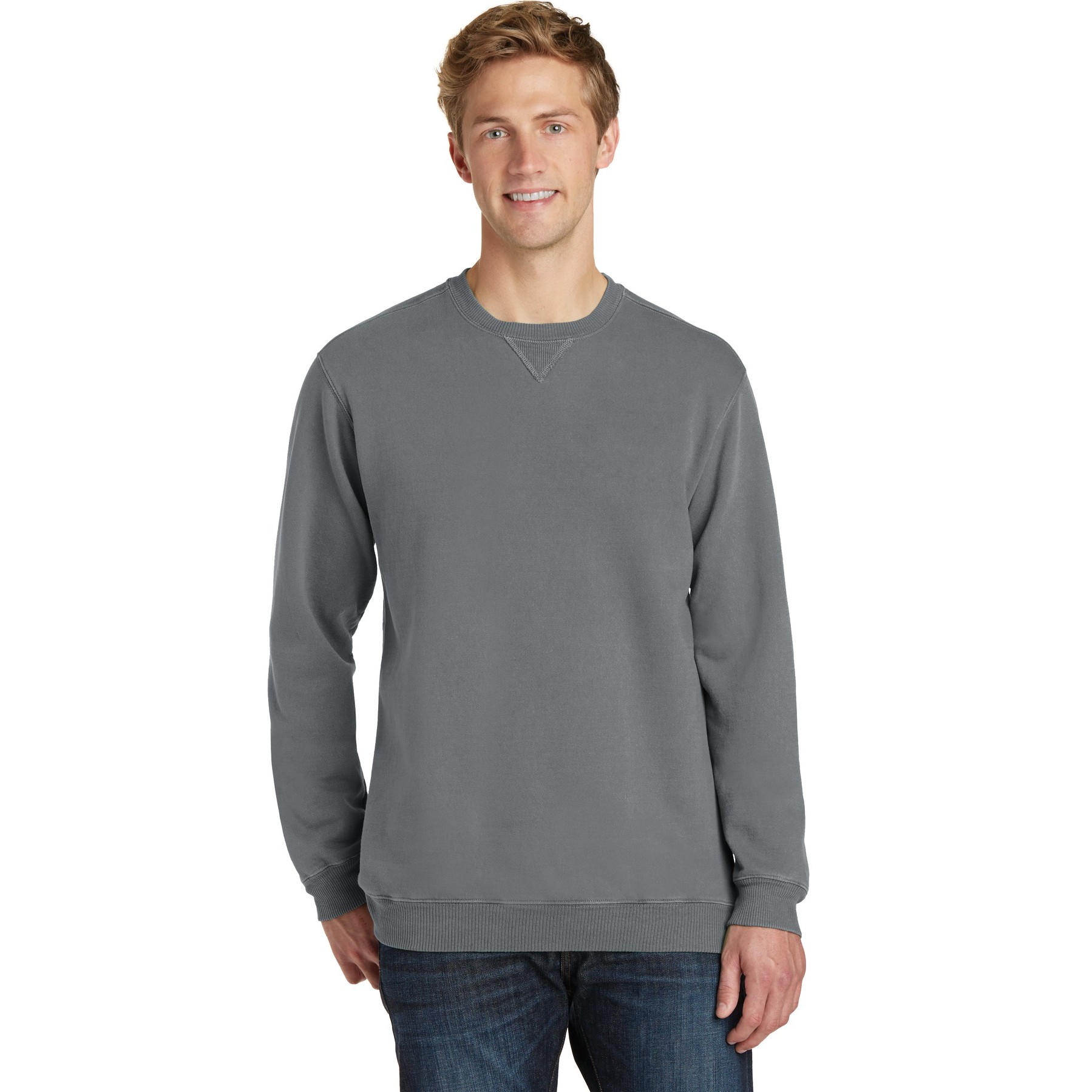 Garment-Dyed Crewneck Sweatshirt - Thumbnail Image