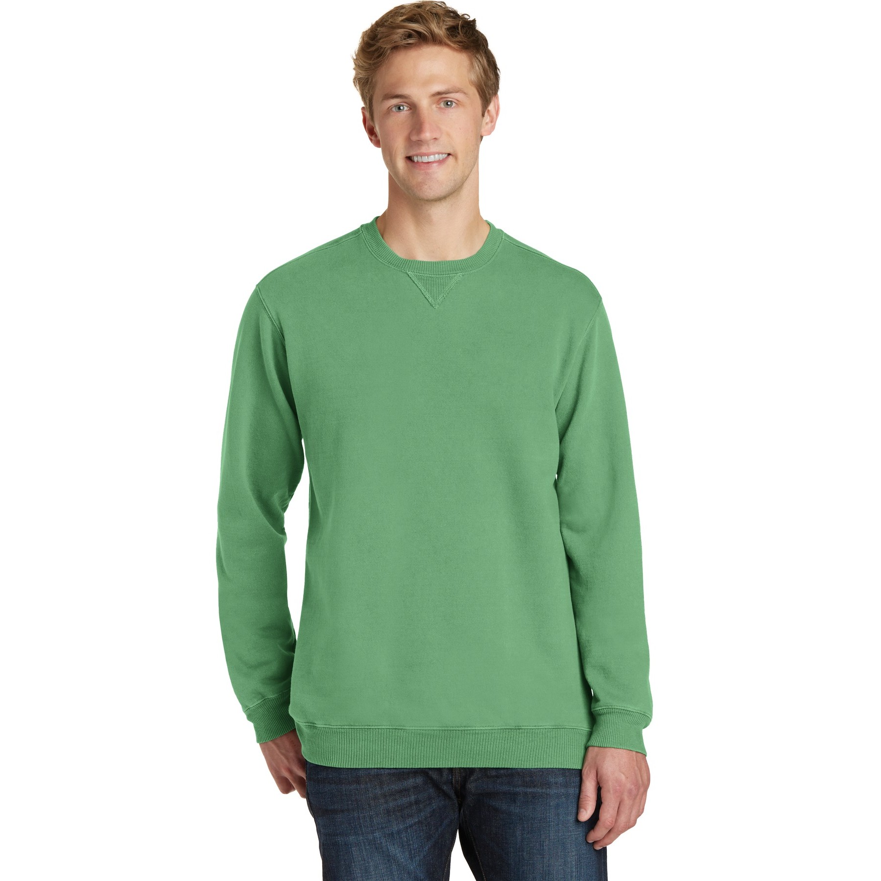 Garment-Dyed Crewneck Sweatshirt - Thumbnail Image
