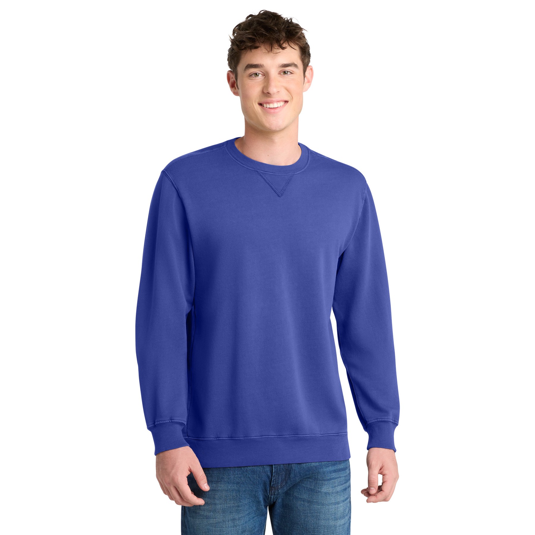 Garment-Dyed Crewneck Sweatshirt - Thumbnail Image