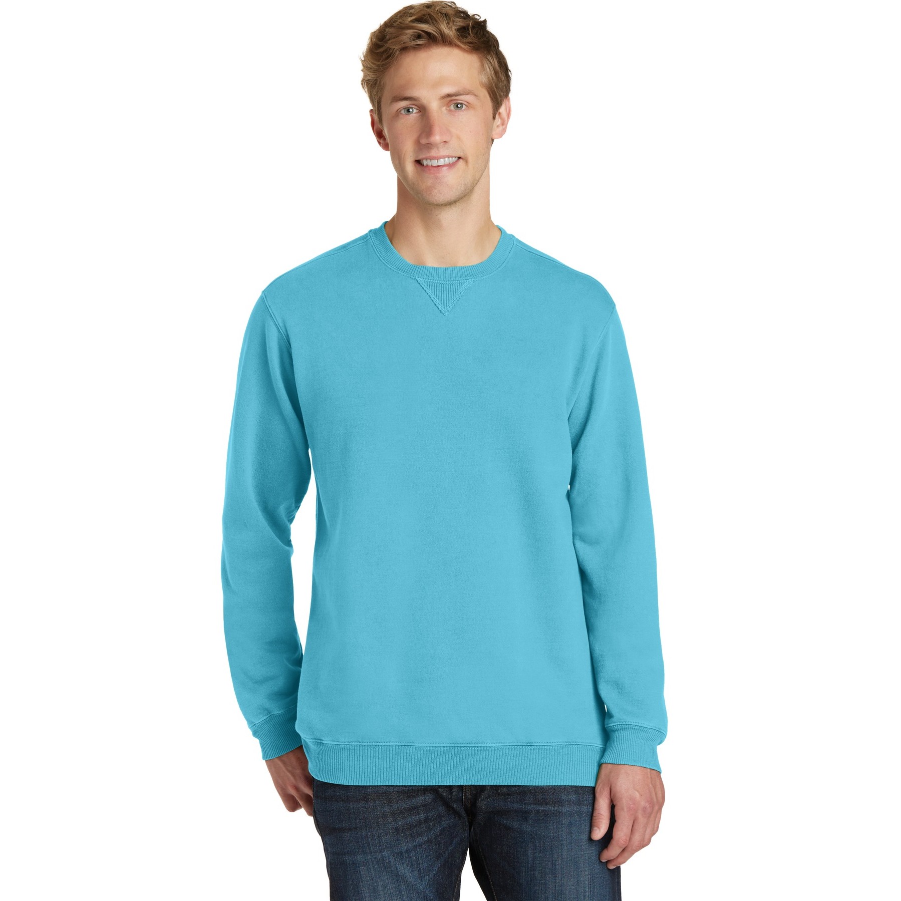 Garment-Dyed Crewneck Sweatshirt - Thumbnail Image