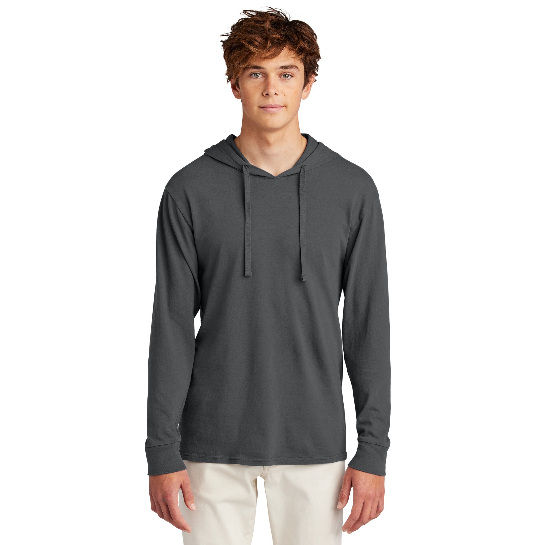 Garment-Dyed Pullover Hooded Tee - Thumbnail Image
