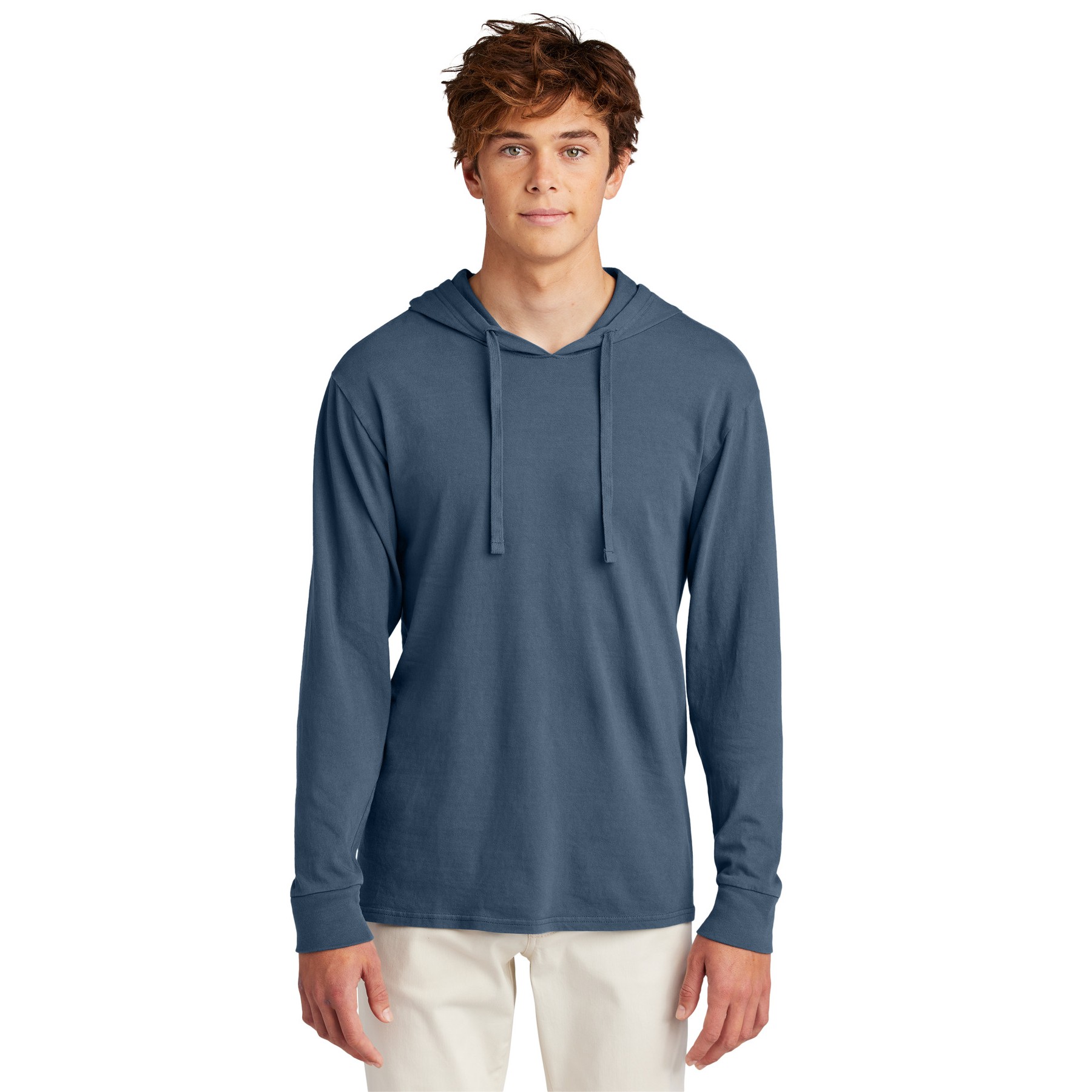 Garment-Dyed Pullover Hooded Tee - Thumbnail Image
