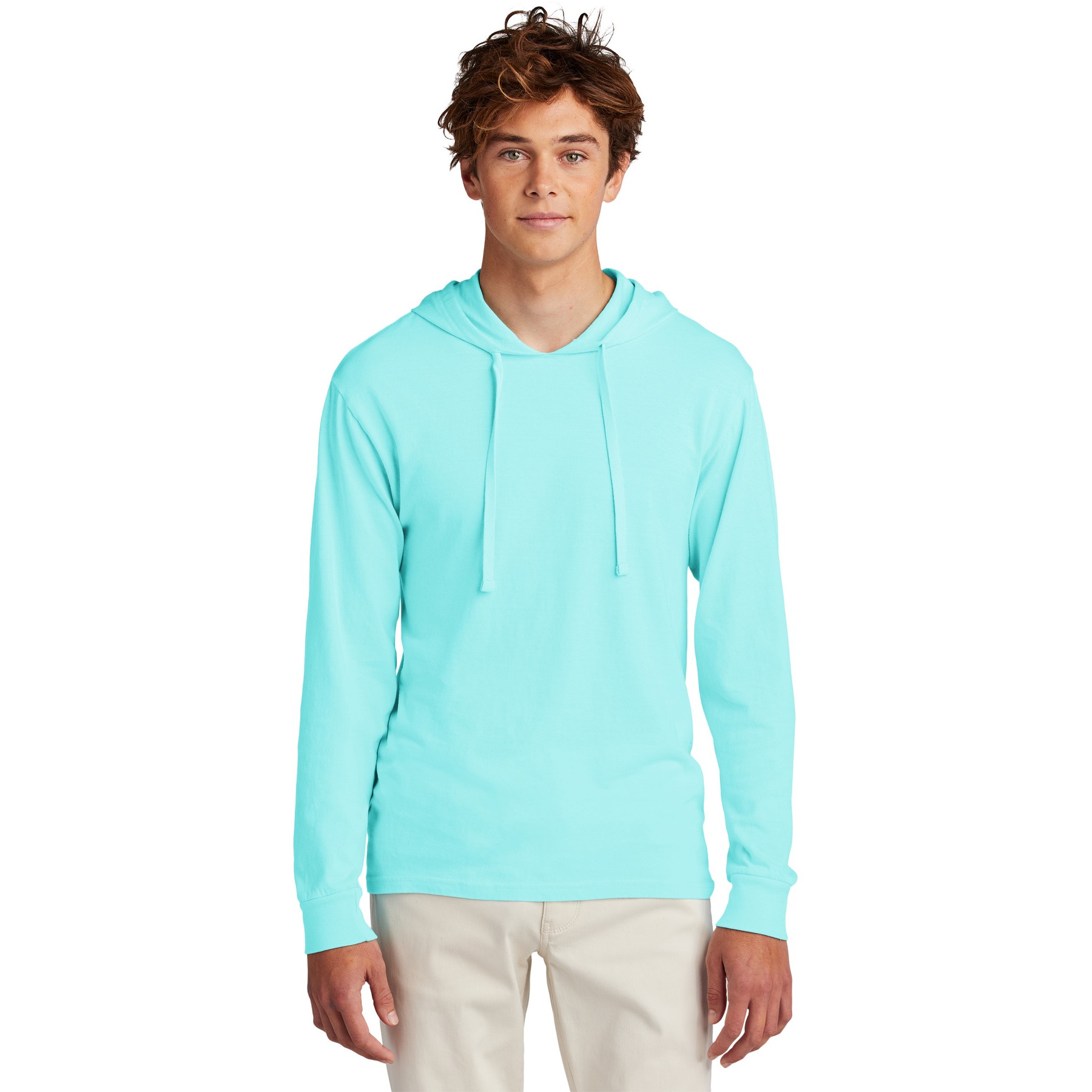 Garment-Dyed Pullover Hooded Tee - Thumbnail Image