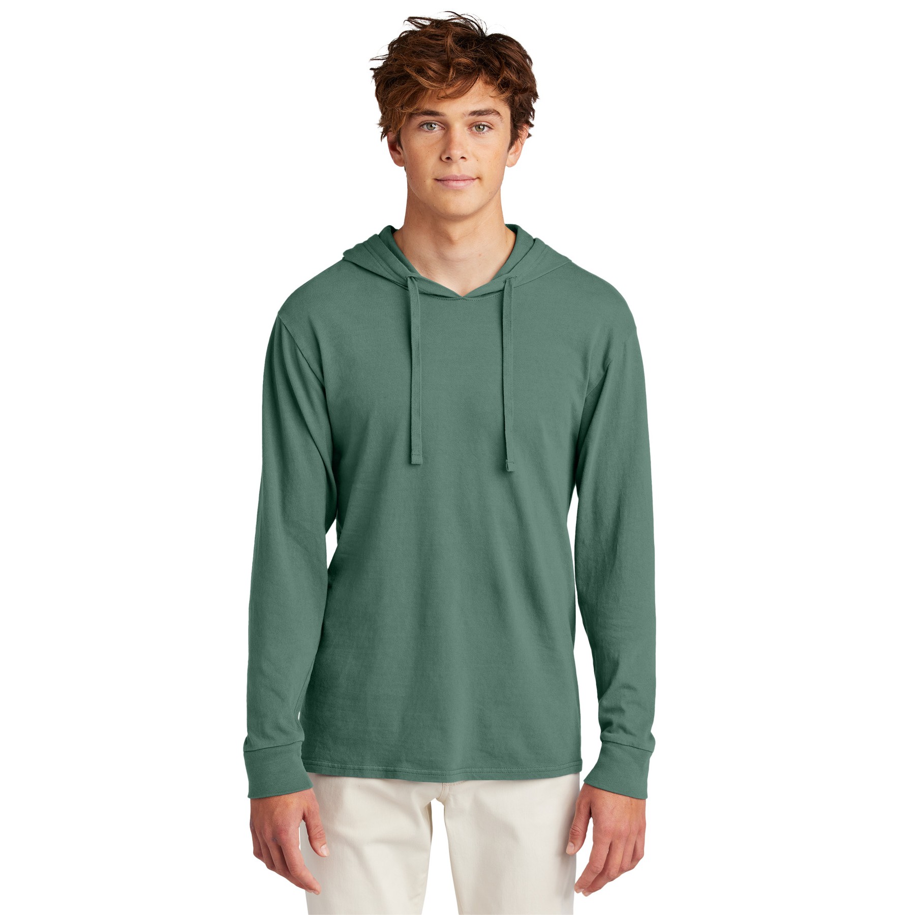 Garment-Dyed Pullover Hooded Tee - Thumbnail Image