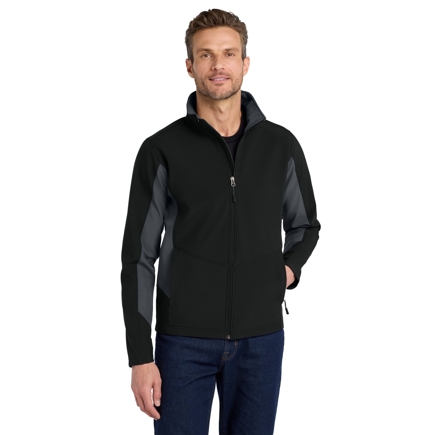 Core Colorblock Soft Shell Jacket